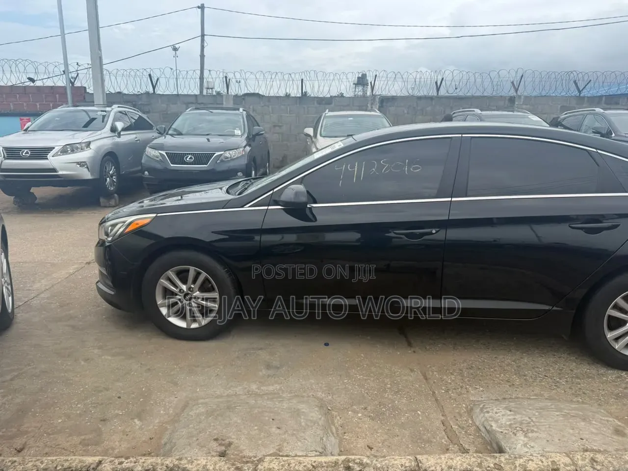 Hyundai Sonata Sport 4dr Sedan (2.4L 4cyl 6A) 2015 Black