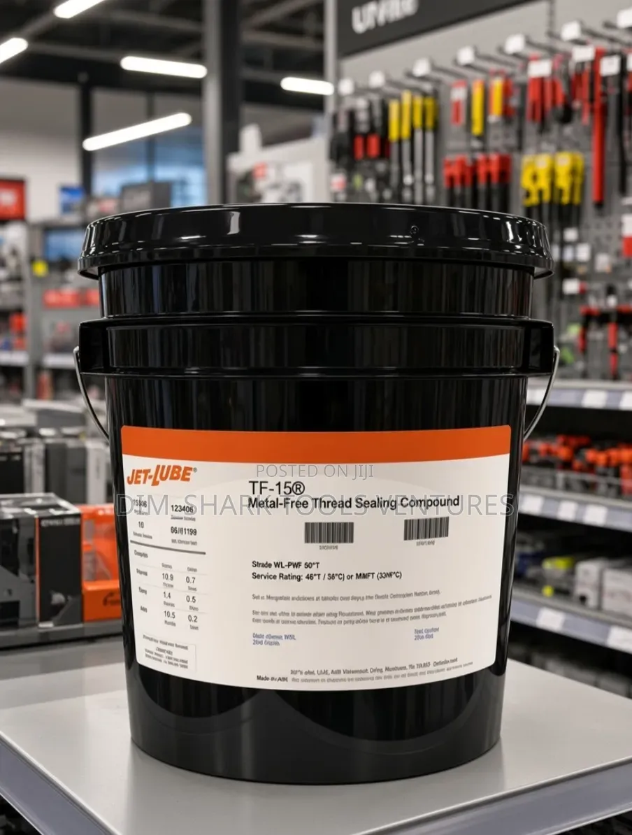 20kg Pail of Jet-Lube TF-15 Metal-Free Thread Sealing Compound