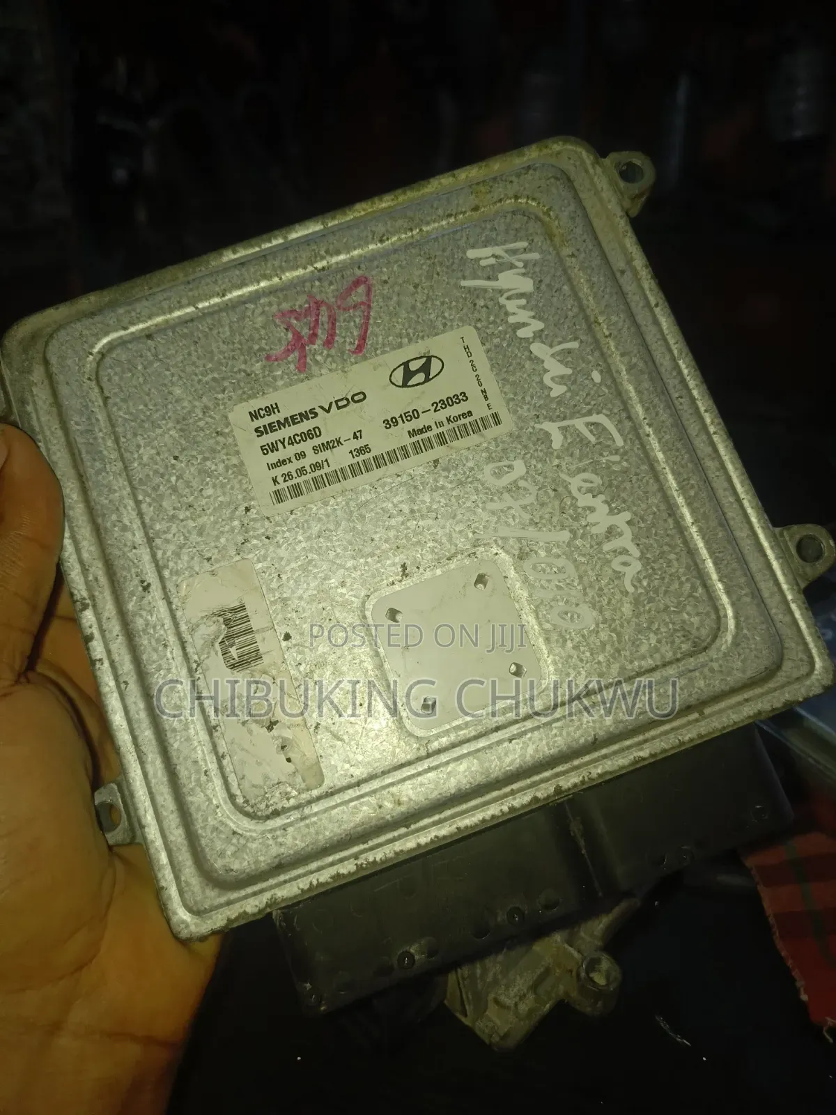 Hyundai Elantra 2007/2010 Brainbox ECU (Engine Control Unit).