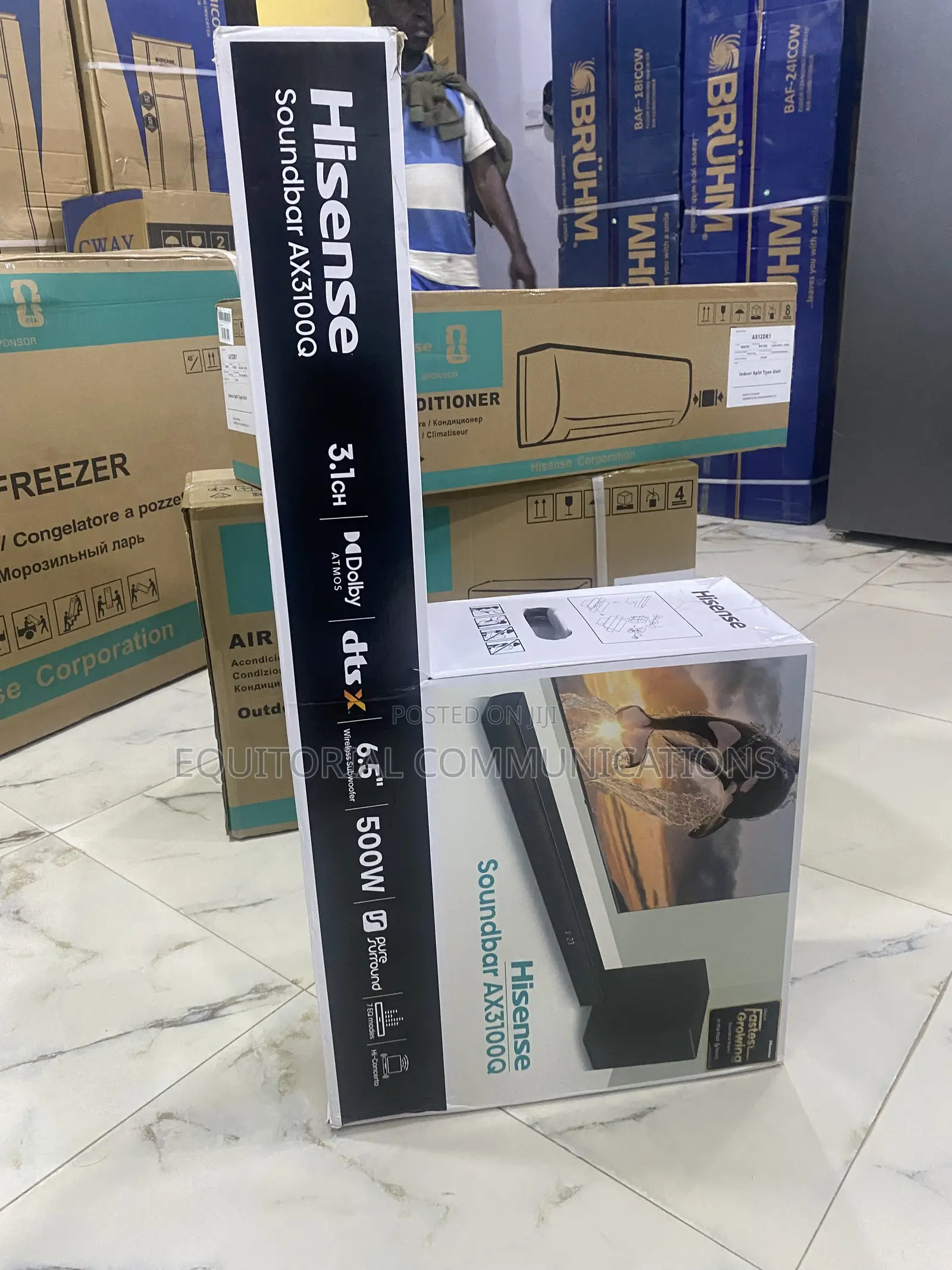 Hisense 500W Soundbar With Dedicated Wireless Subwoofer