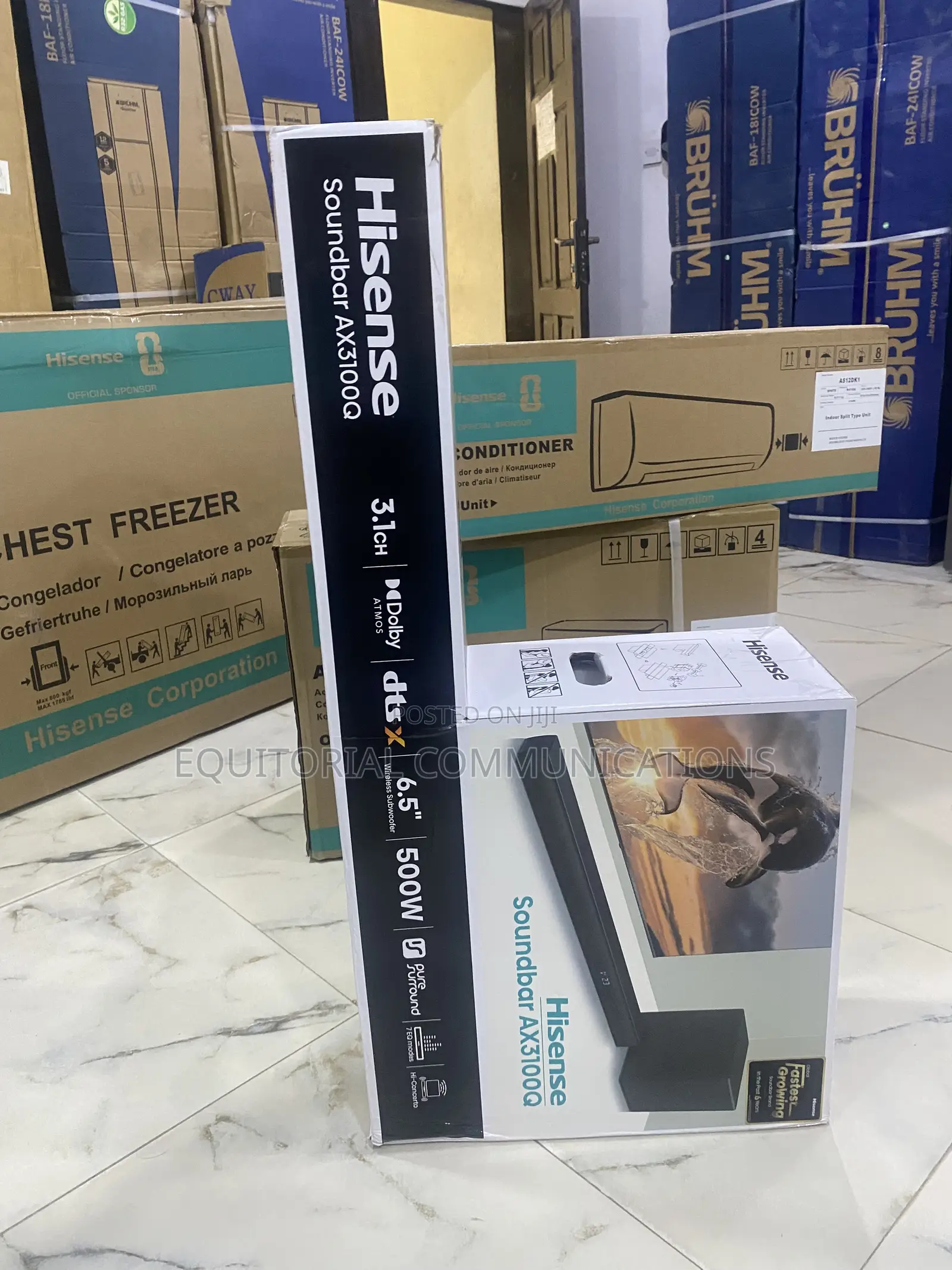 Hisense 500W Soundbar With Dedicated Wireless Subwoofer
