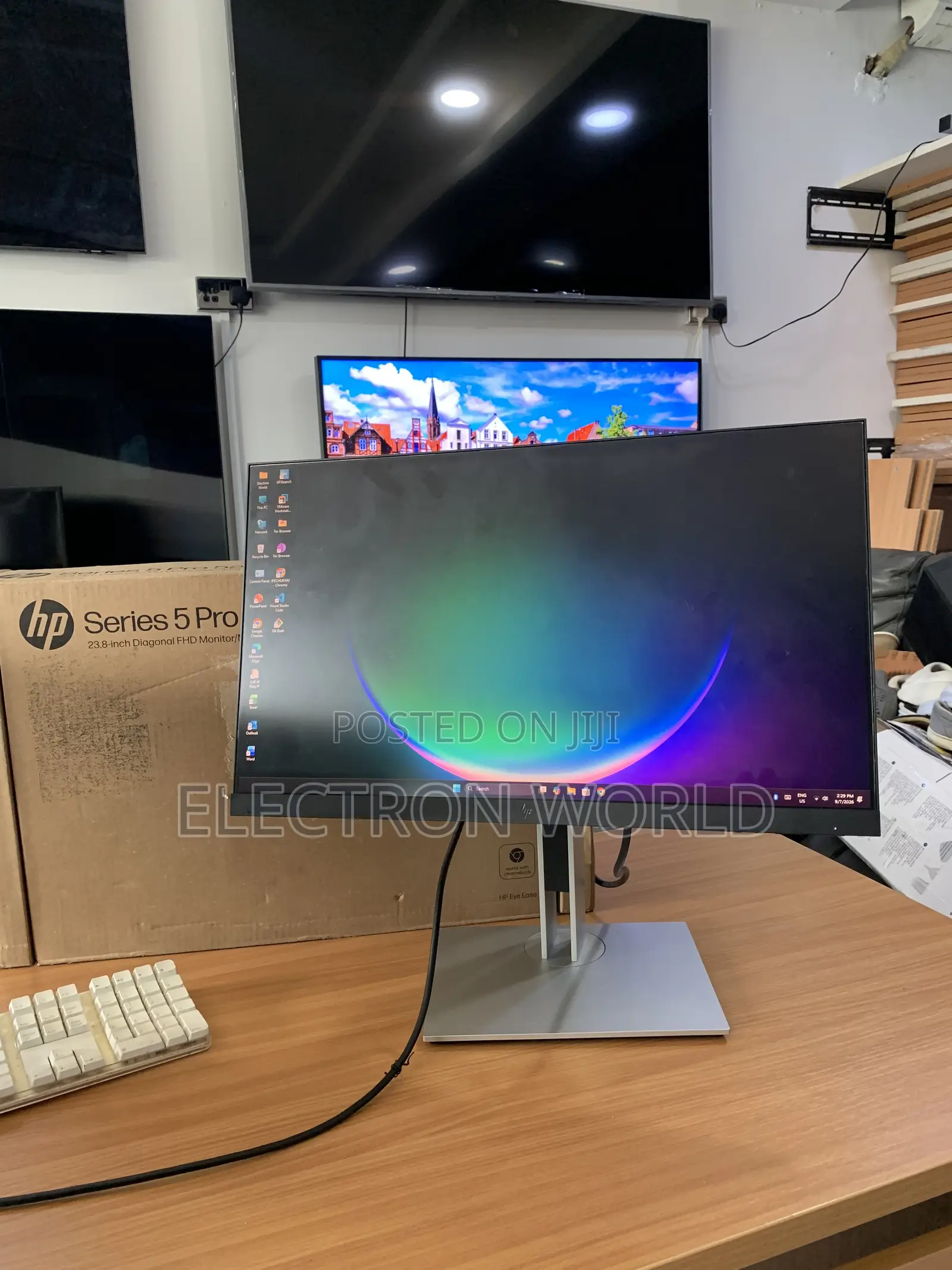 HP 24-Inch Full HD Business Monitor With a Slim Bezel