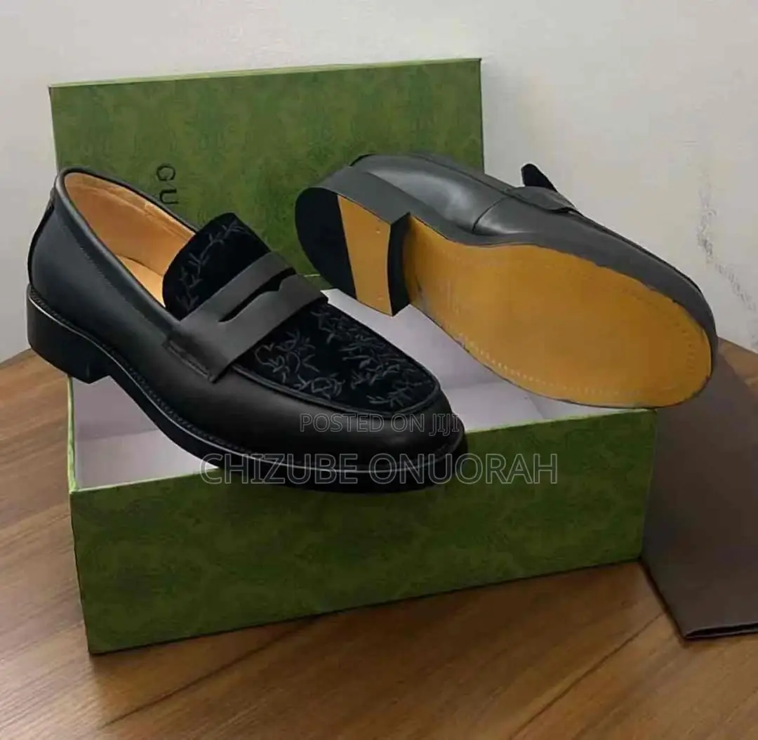 Gucci Black Leather Loafer