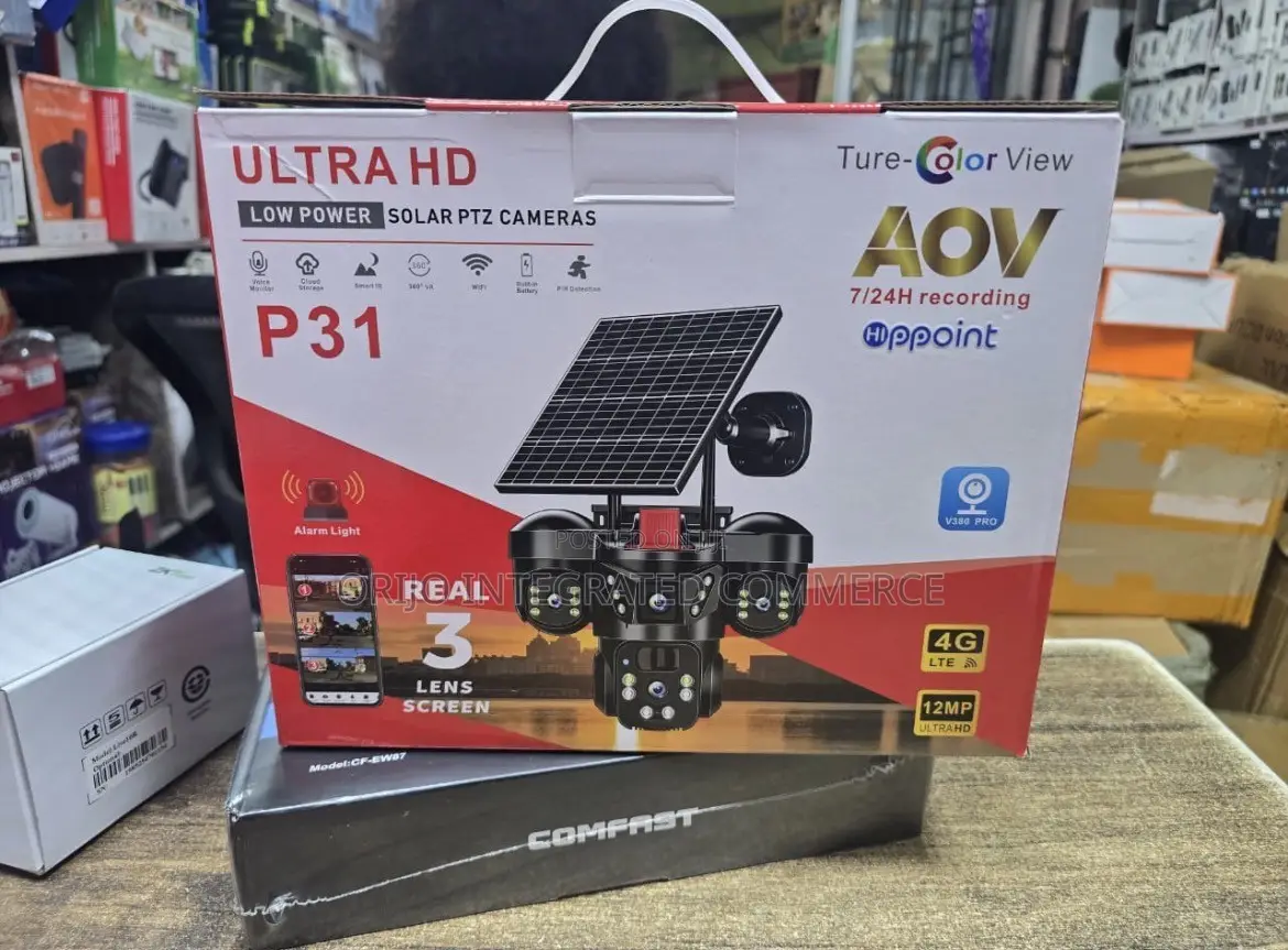 P31 Ultra HD Solar PTZ Camera 3 Actual Camera