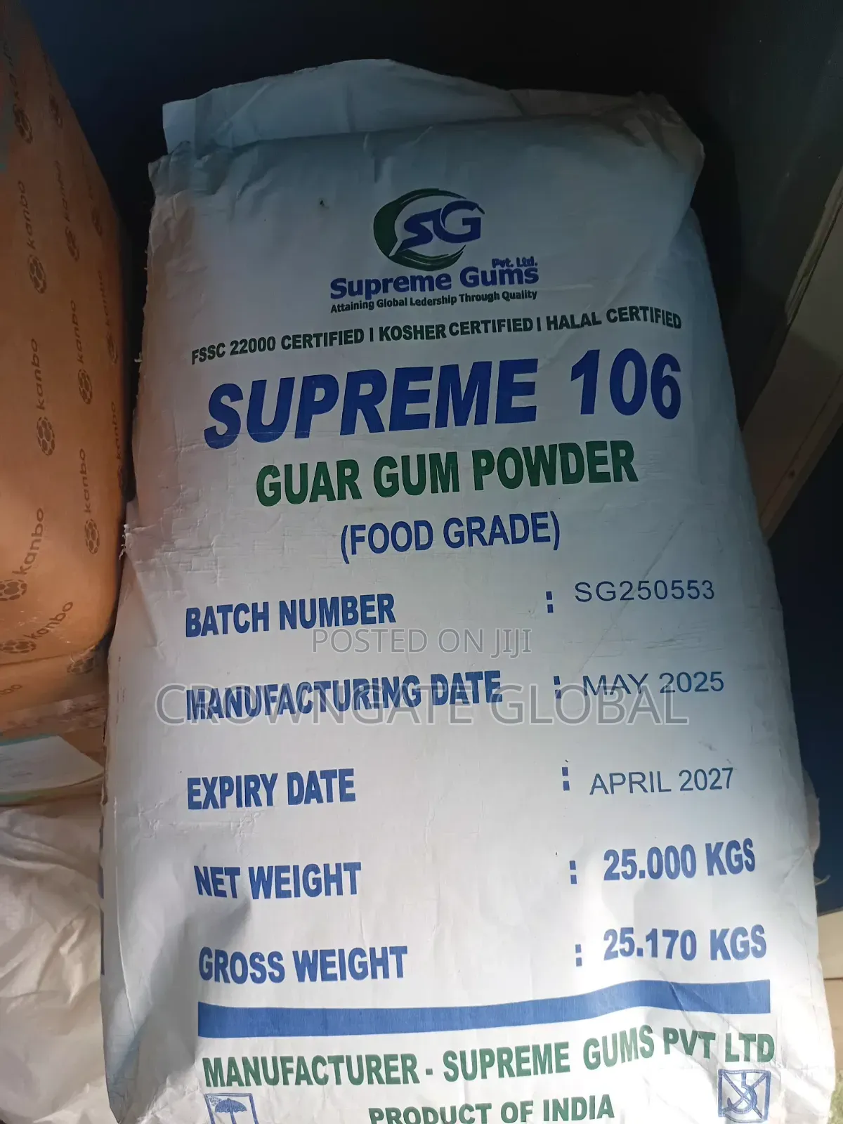 Guar Gum Powder (Food Grade)