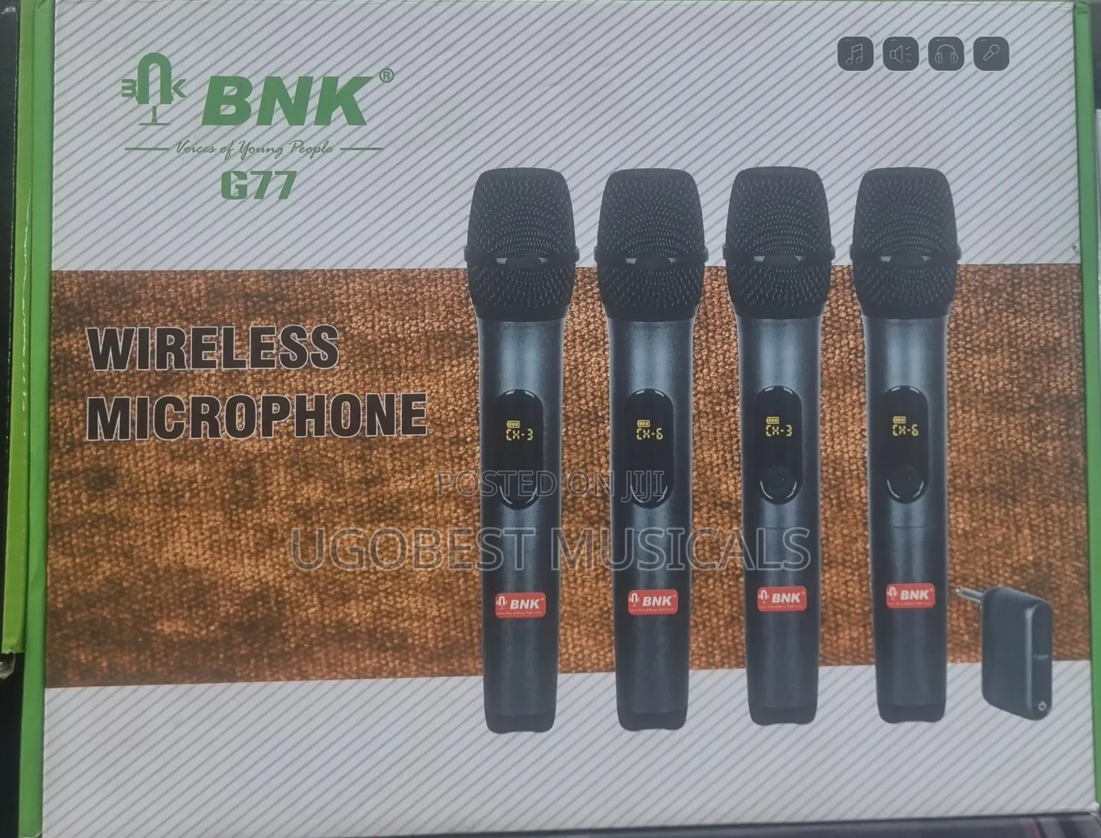 BNK G77 Wireless Microphone System