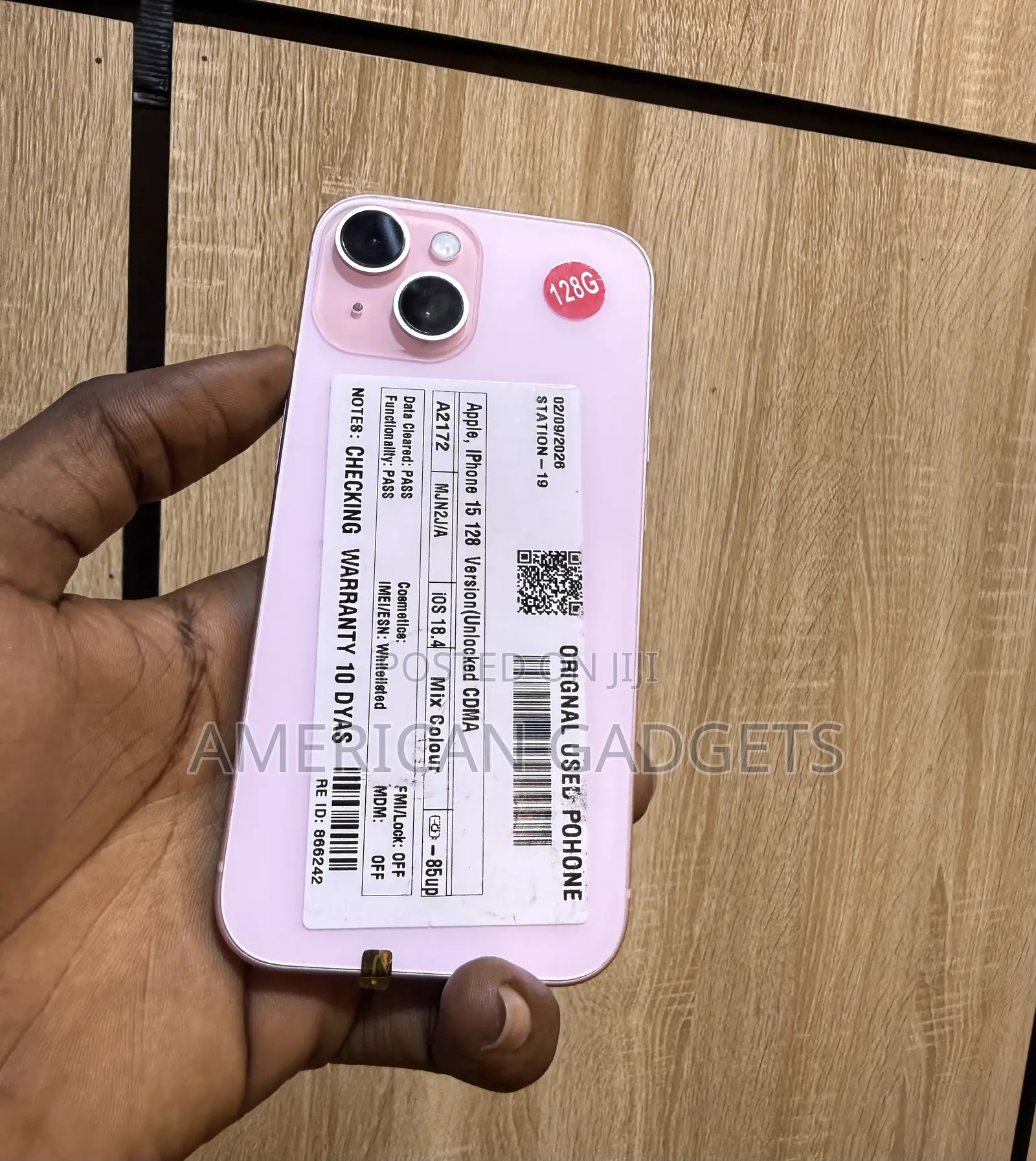 Apple iPhone 15 128 GB Pink