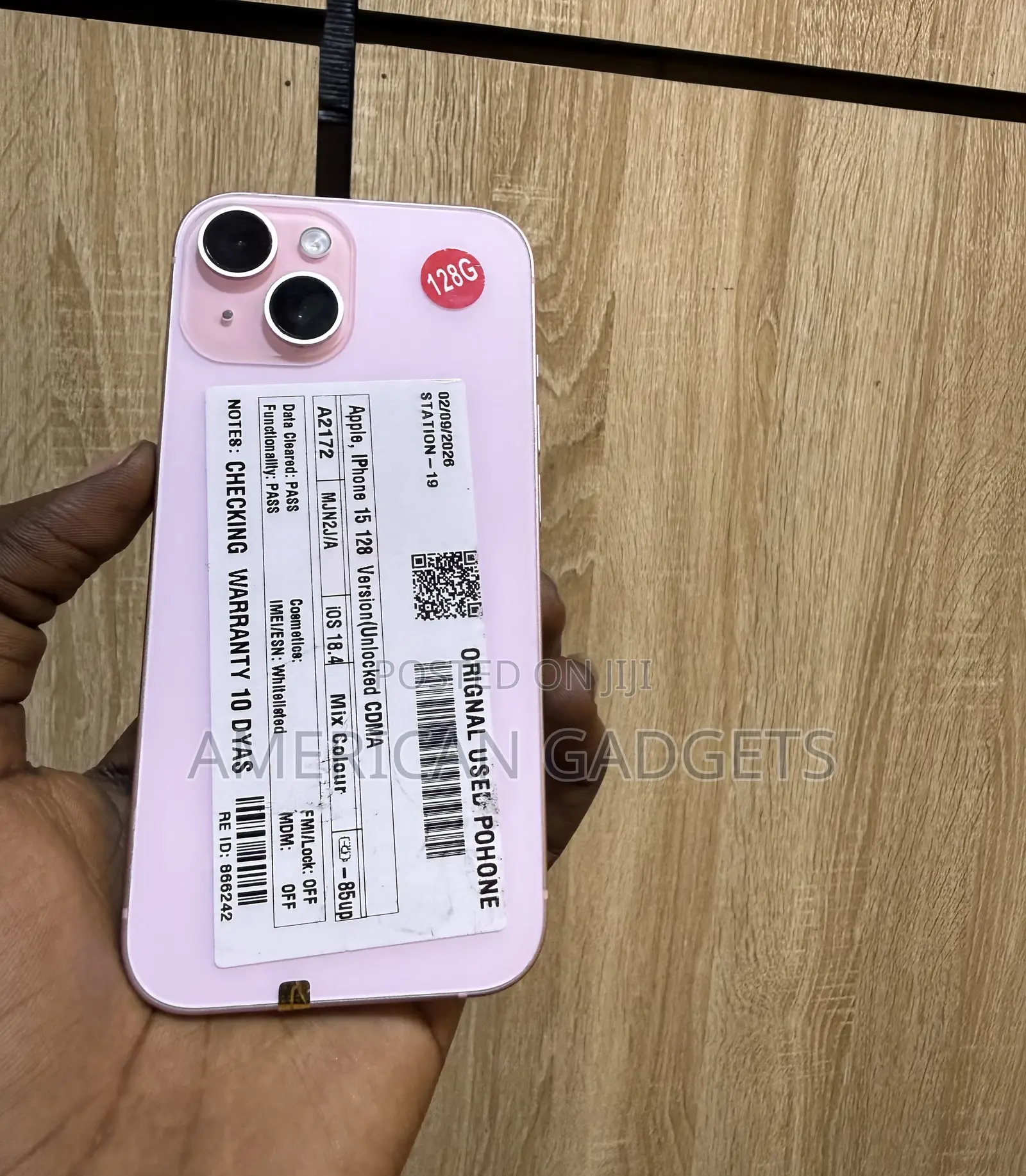 Apple iPhone 15 128 GB Pink