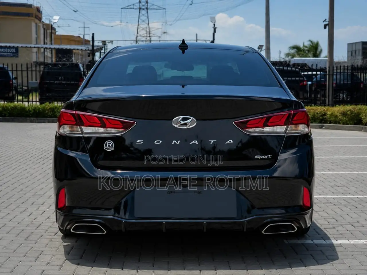 Hyundai Sonata Sport 2018 Black