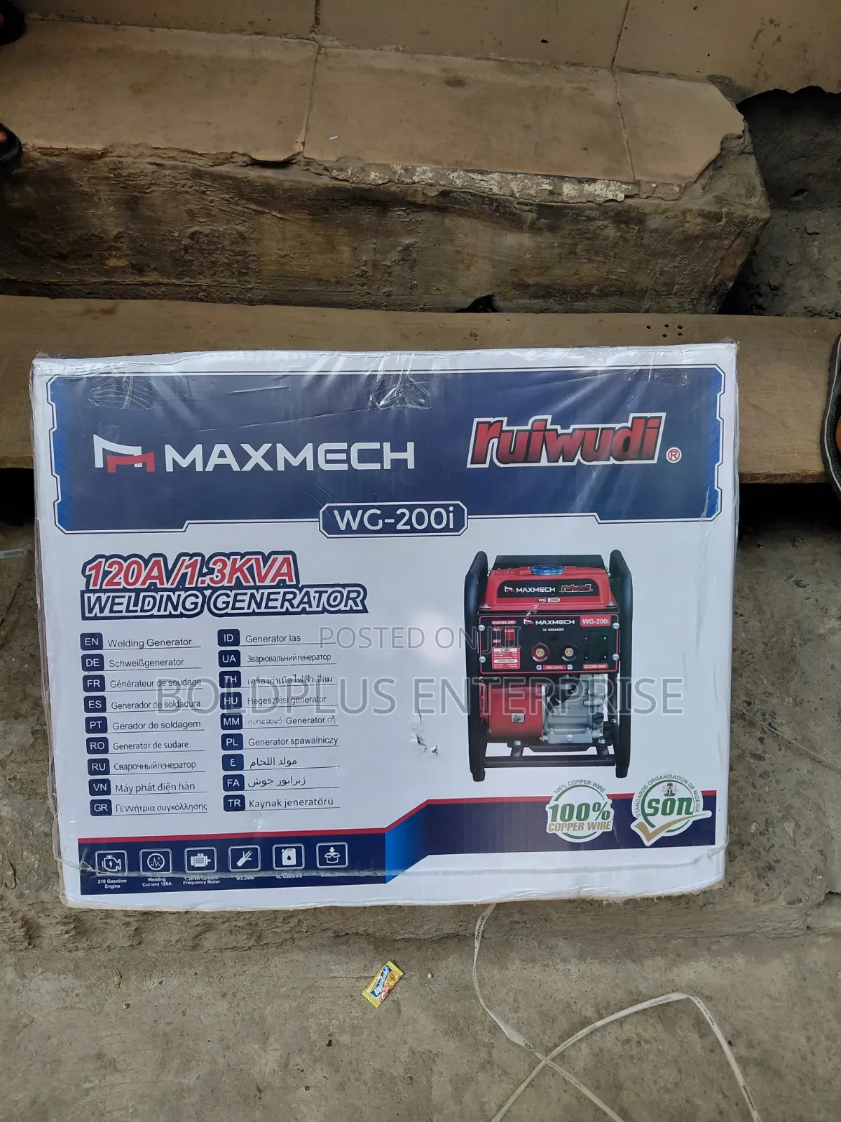 200i Maxmech Start and Welding Generator