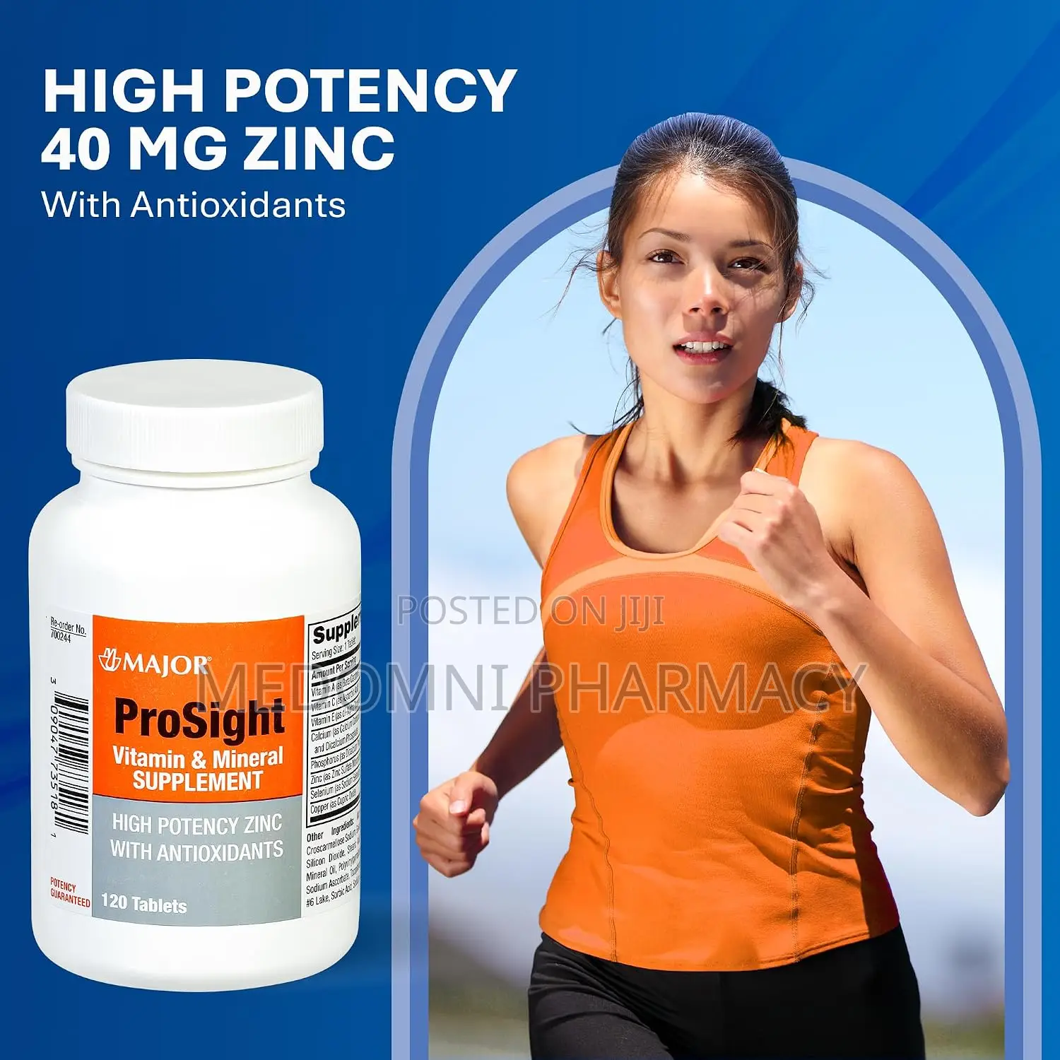 Major ProSight Eye Multivitamin With Zinc - 120 Tablets