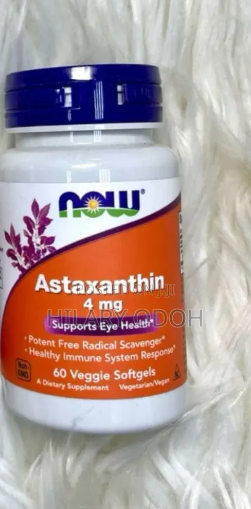 NOW Foods Astaxanthin 4mg 60 Veggie Capsules