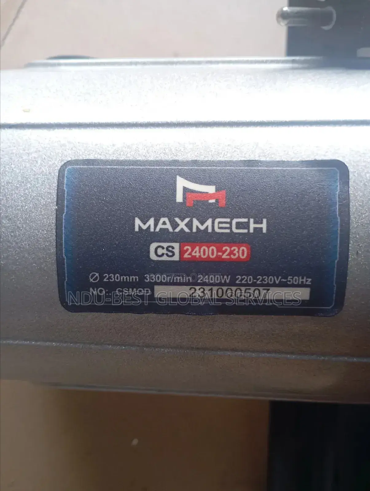 Maxmech CS 2400-230 2400W 9-Inch Circular Saw