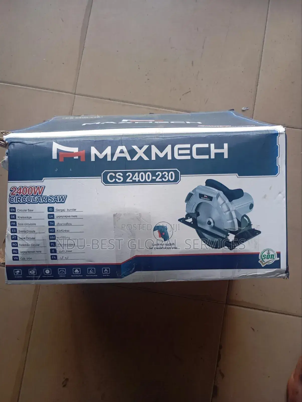 Maxmech CS 2400-230 2400W 9-Inch Circular Saw