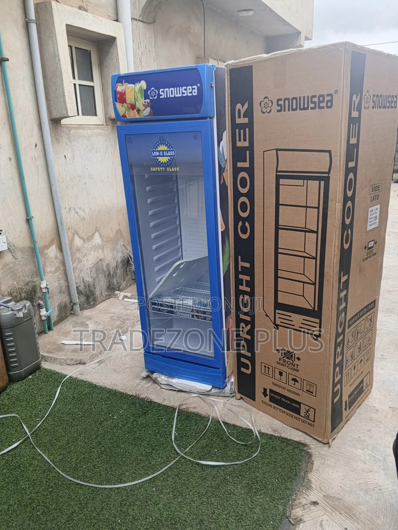Snowsea Blue Shop Beverage Upright Chiller