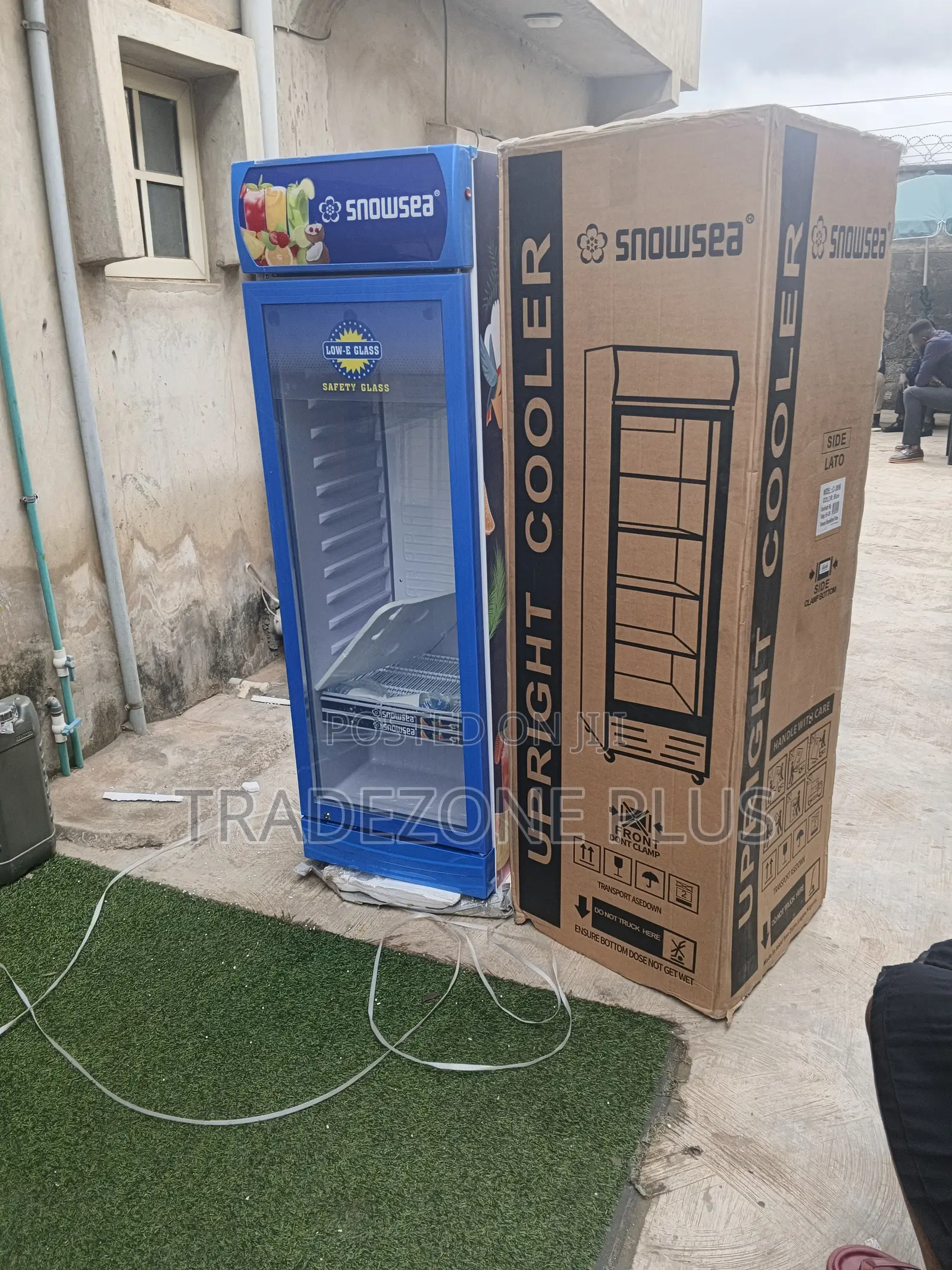 Snowsea Blue Shop Beverage Upright Chiller