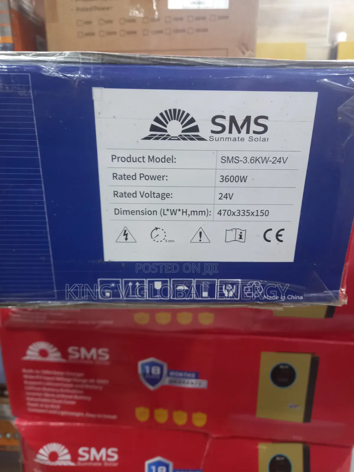 SMS 3.6kva/24v Hybrid Solar Inverter
