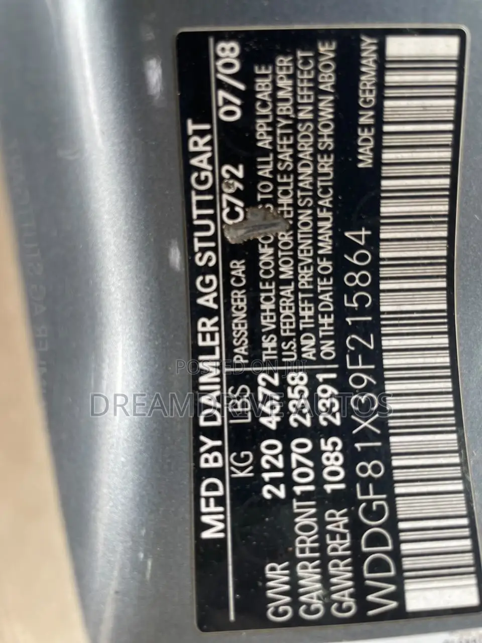 Mercedes-Benz C300 2009 Gray