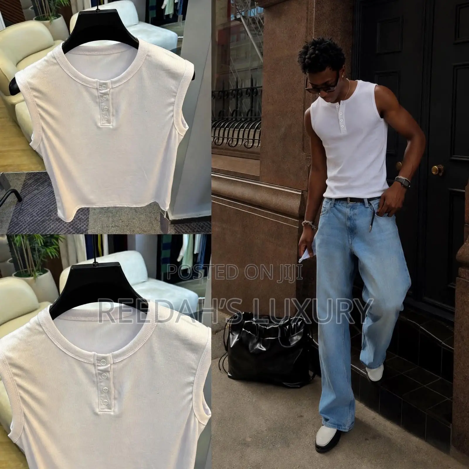 Men’s Botton Tank Top