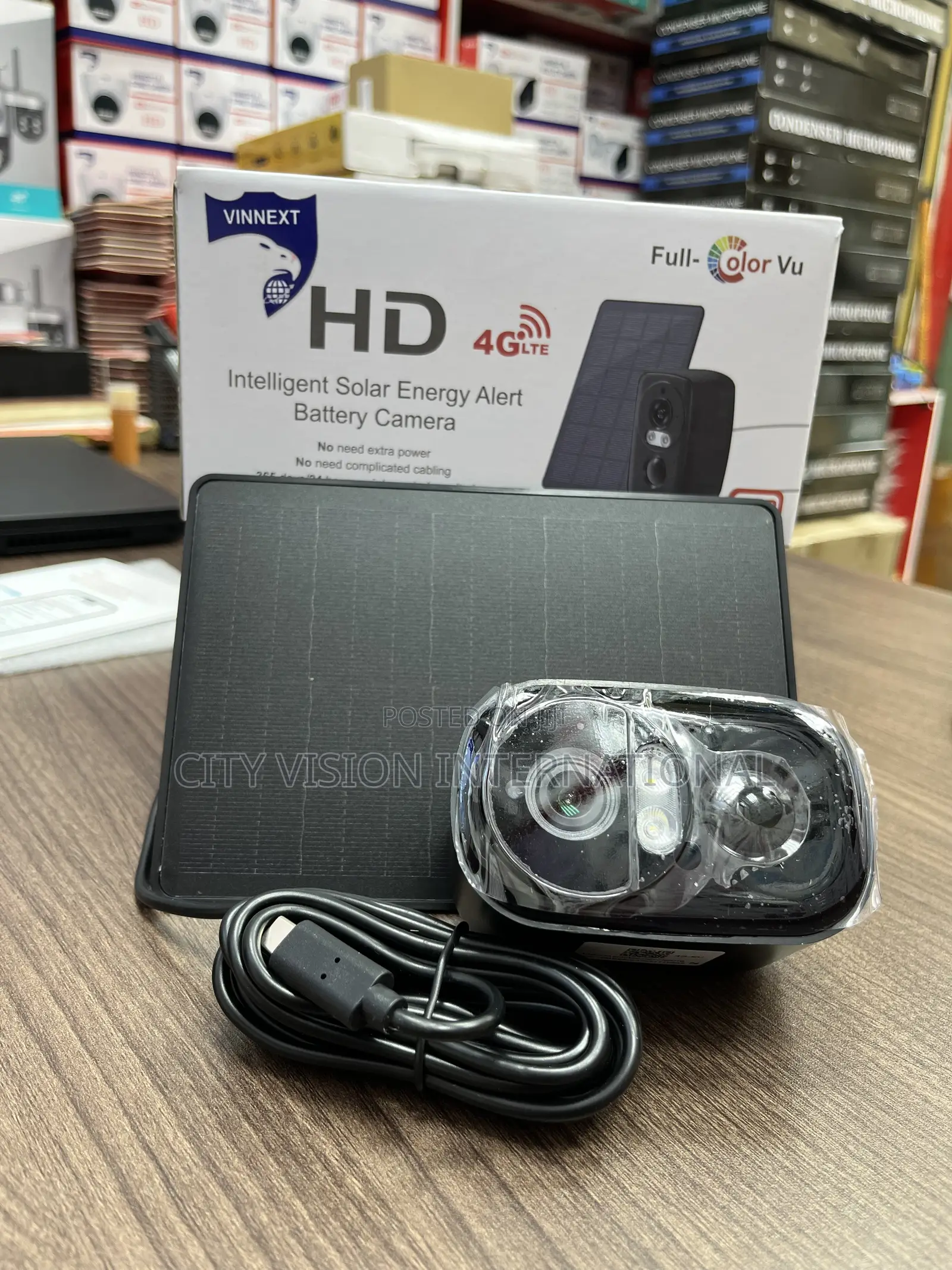 Spy Solar-Powered Security Camera