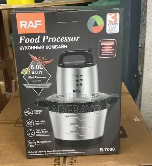 Electric Food Processor Multifunction Chopper and Blender