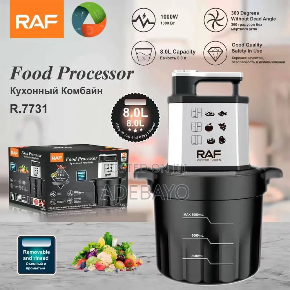 Electric Food Processor Multifunction Chopper and Blender