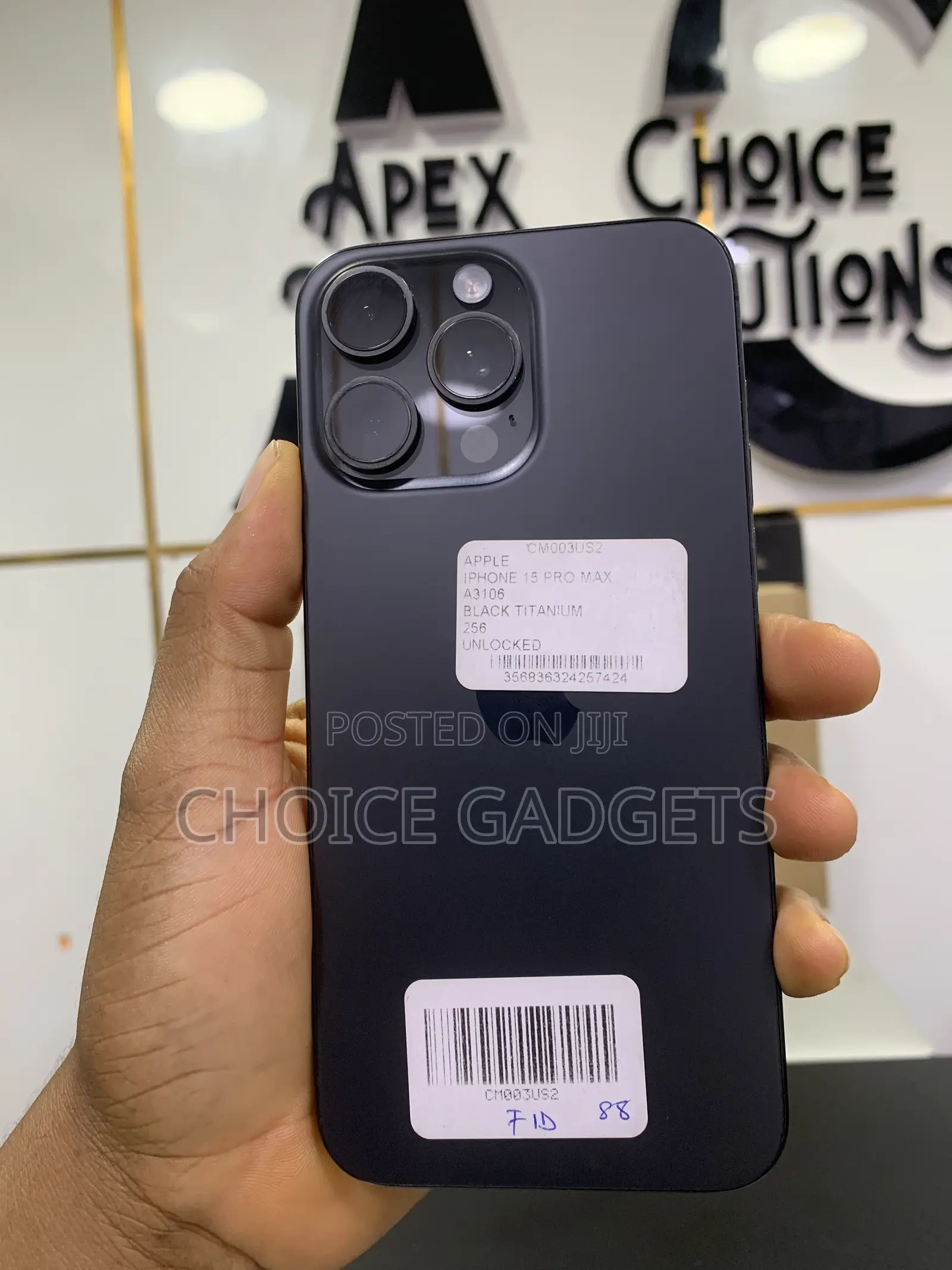 Apple iPhone 15 Pro Max 256 GB Black