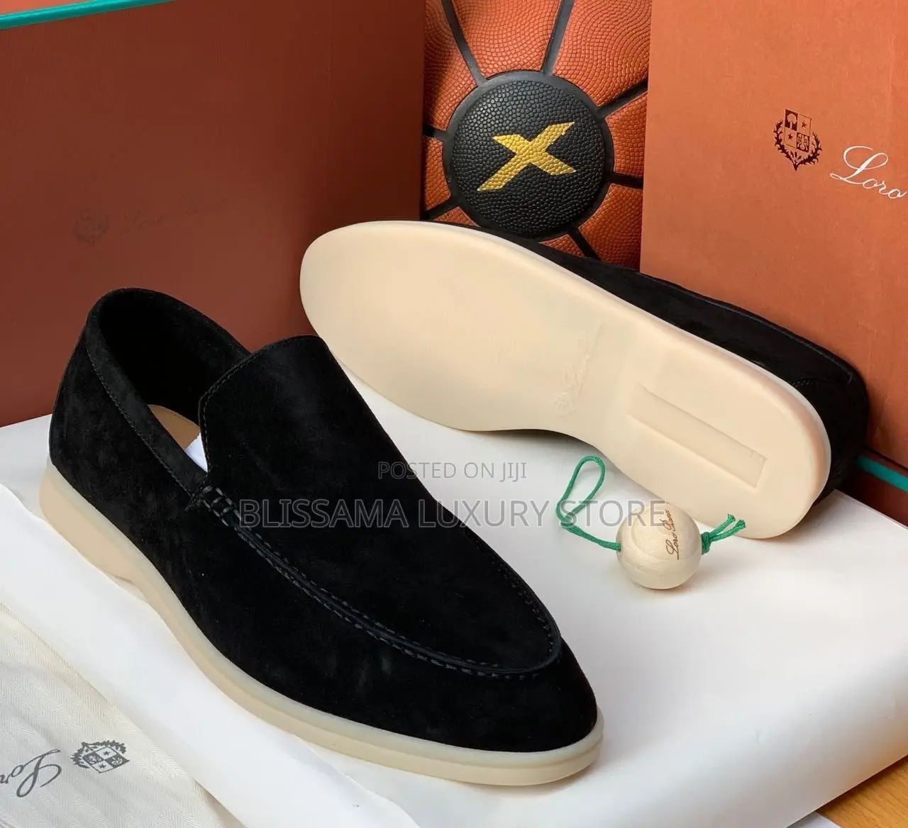 Loro Piana Premium Luxury Men Suede Loafers Shoes –Durable/Comfortable