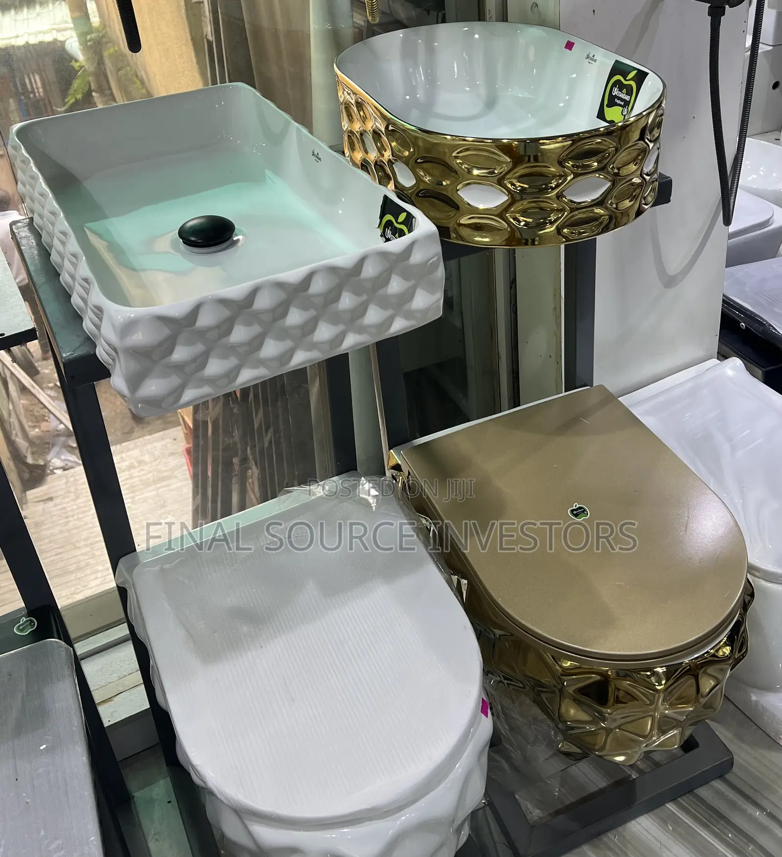 Luxurious Wall Hung WC and Basin