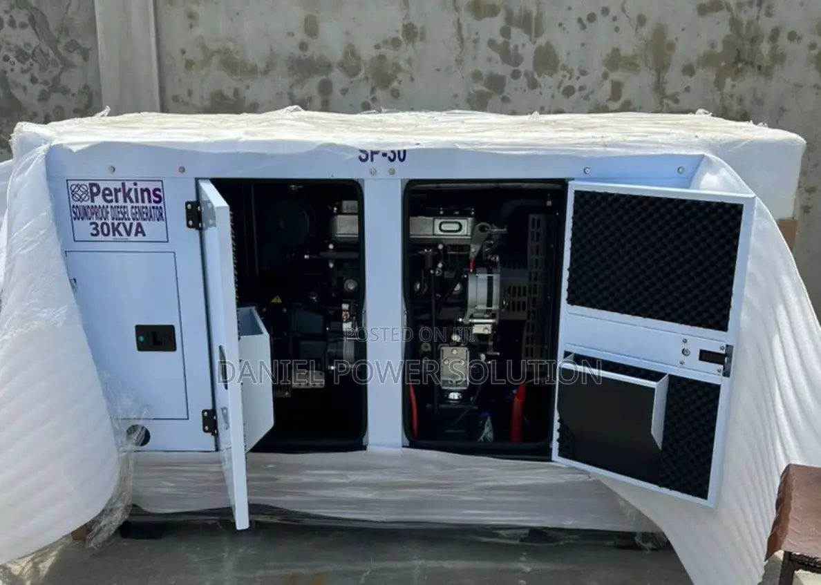 Brand New 30kva Perkins Soundproof Diesel Generator