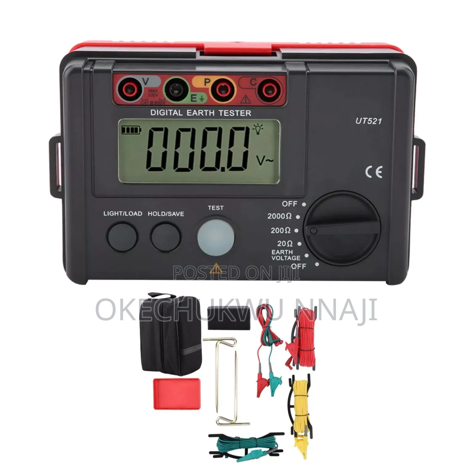Digital Earth Tester Ground Resistance AC Earth Insulation Resistance