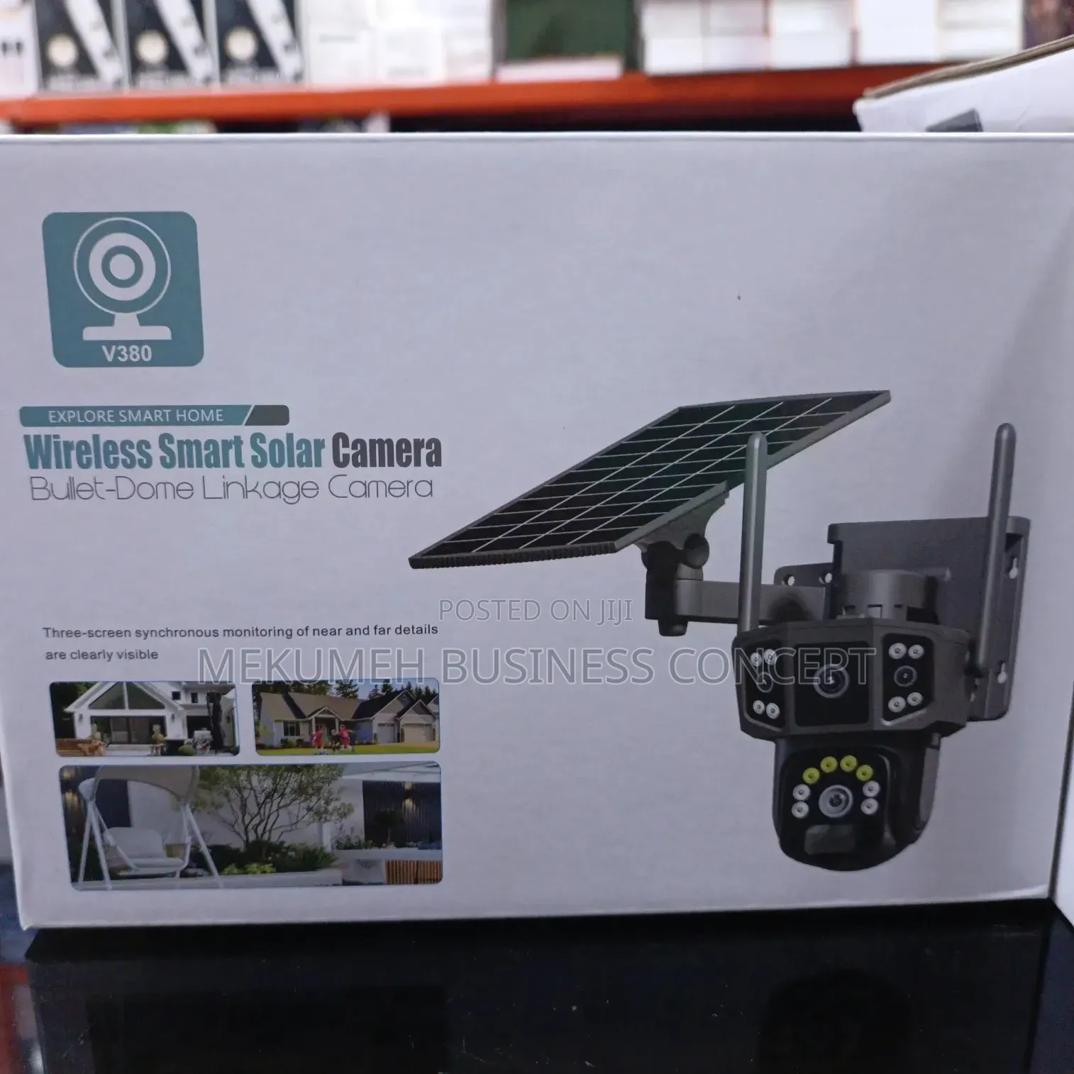 Wireless Smart Solar Bullet-Dome Linkage Camera