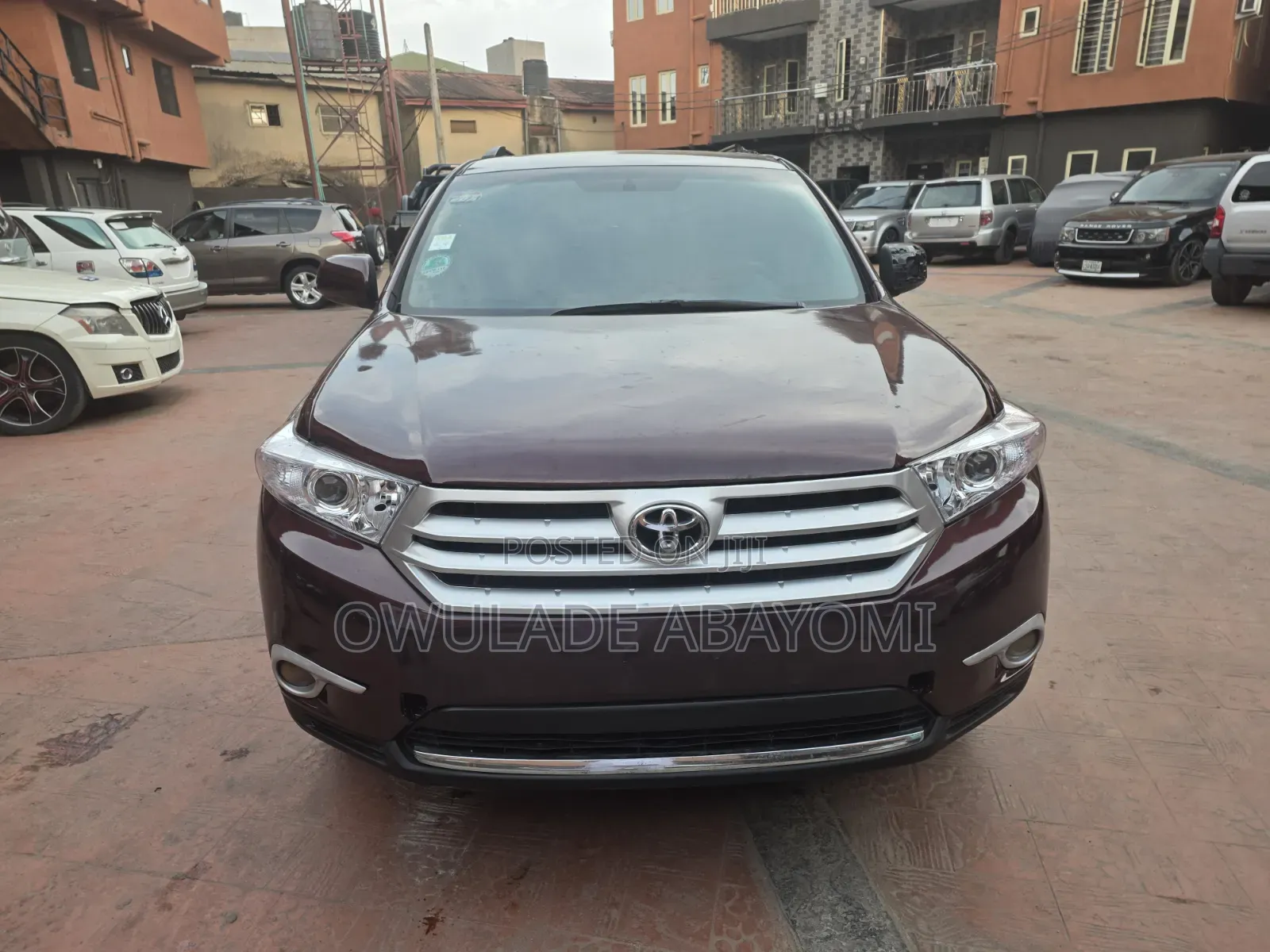 Toyota Highlander SE 2012 Burgundy
