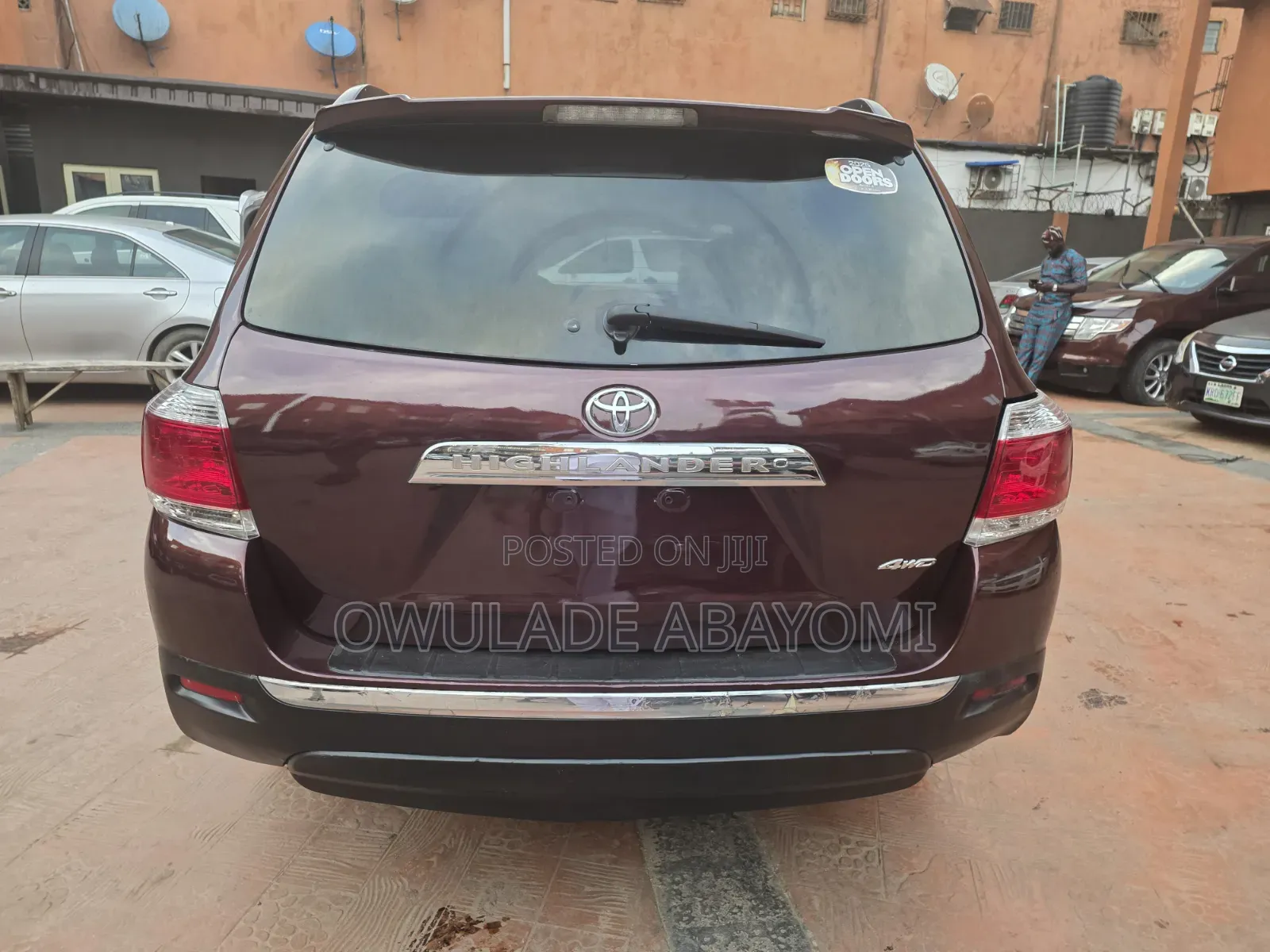 Toyota Highlander SE 2012 Burgundy