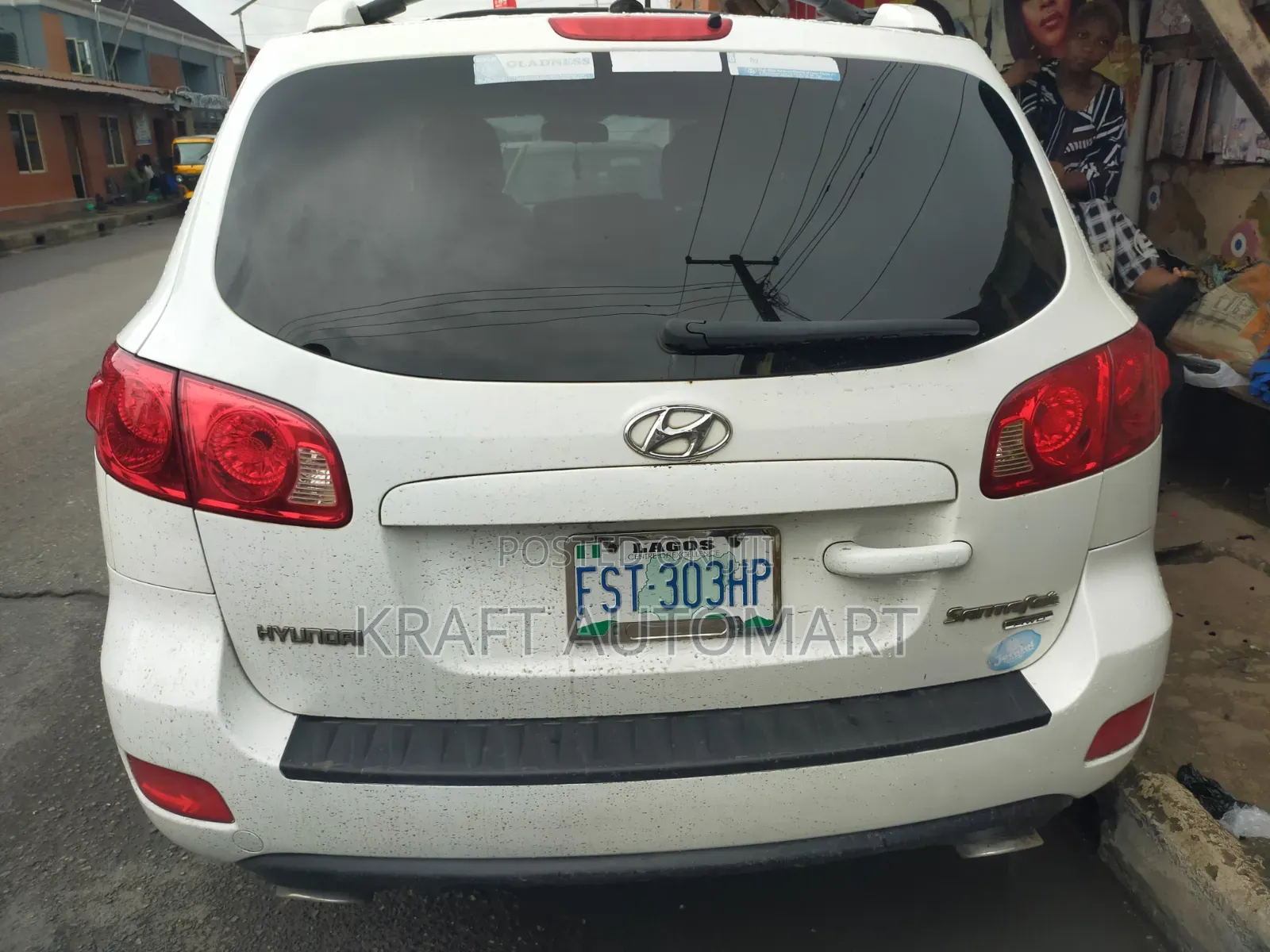 Hyundai Santa Fe 2008 White