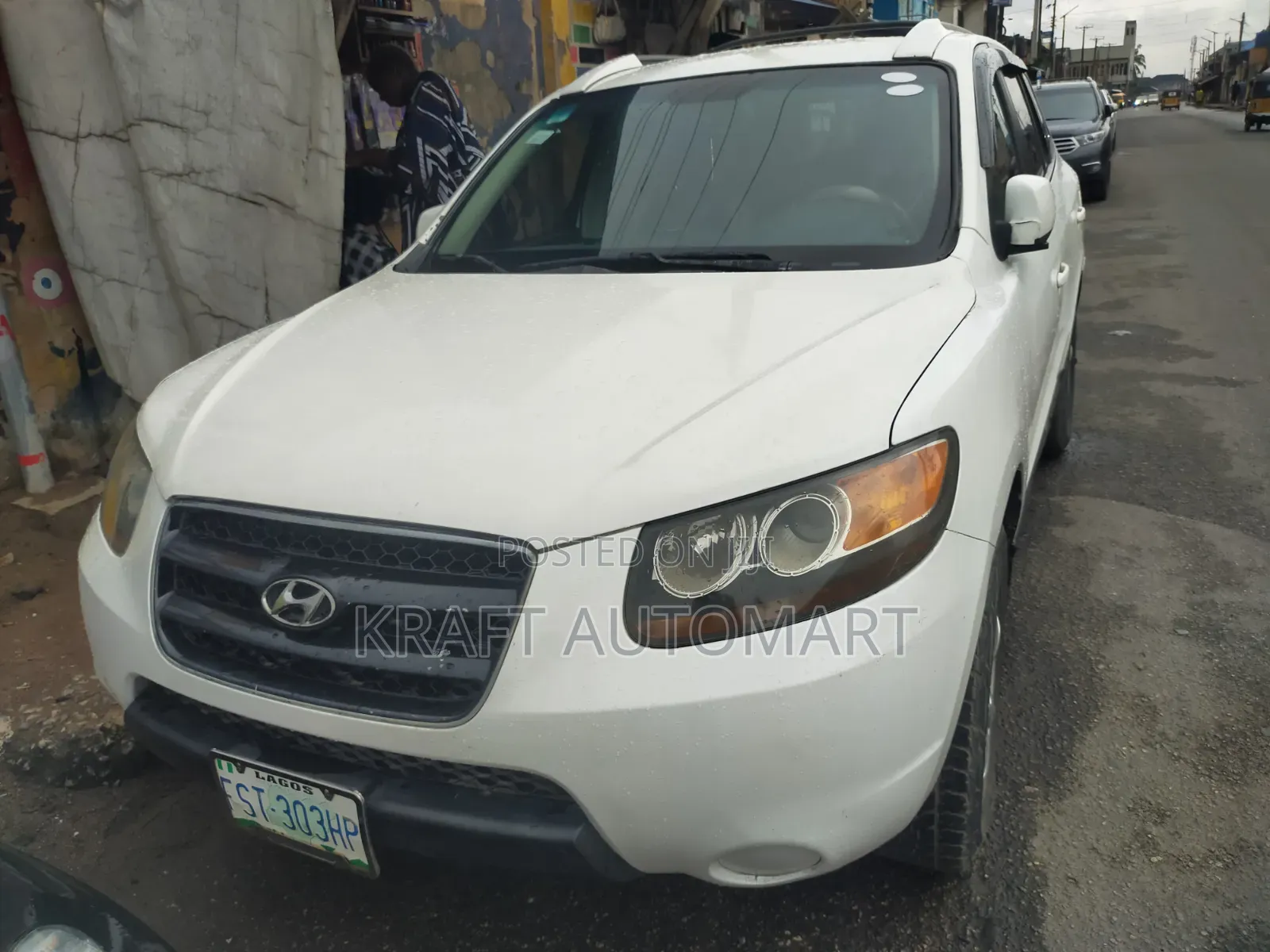 Hyundai Santa Fe 2008 White