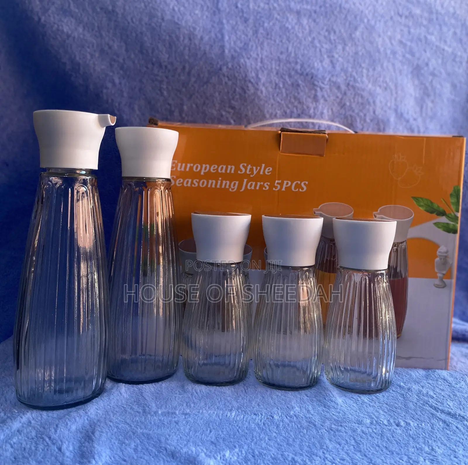 5pcs European Style Seasoning Jars Set
