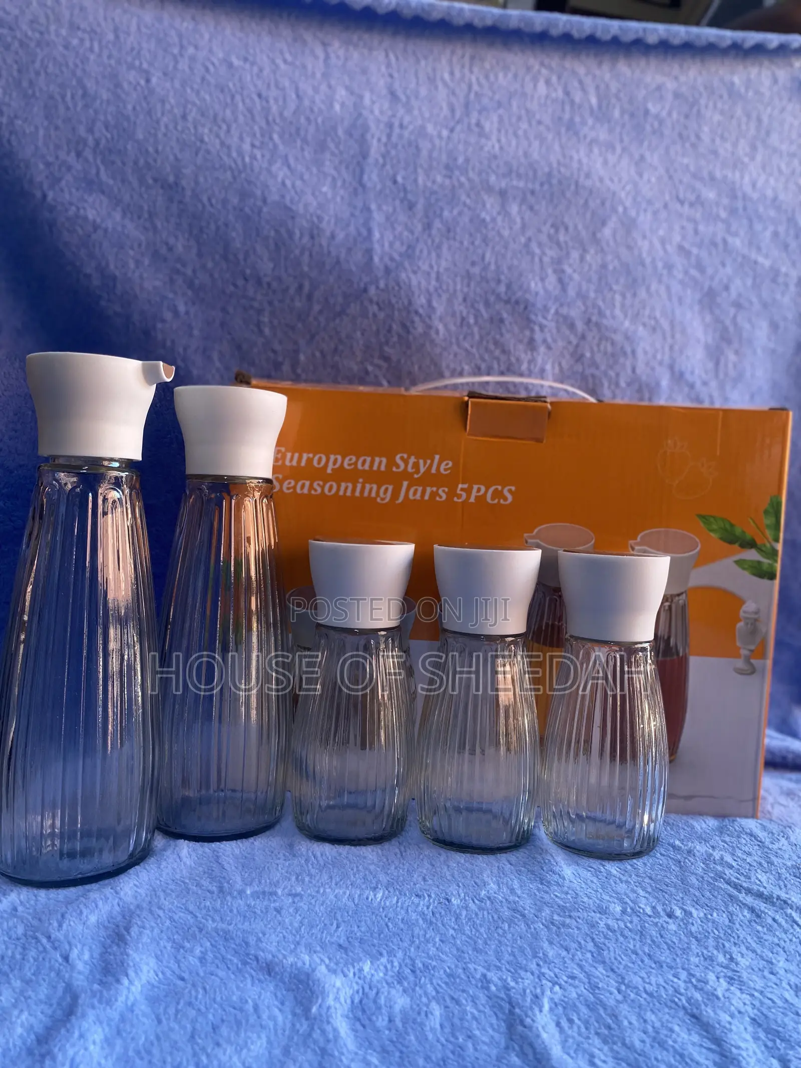 5pcs European Style Seasoning Jars Set