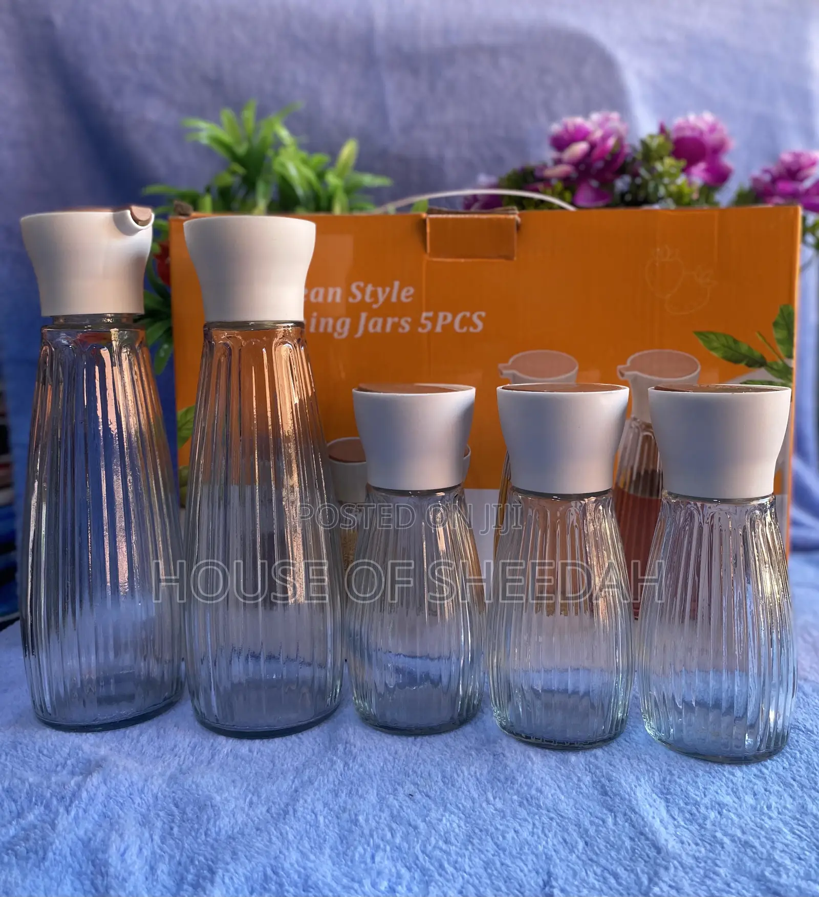 5pcs European Style Seasoning Jars Set