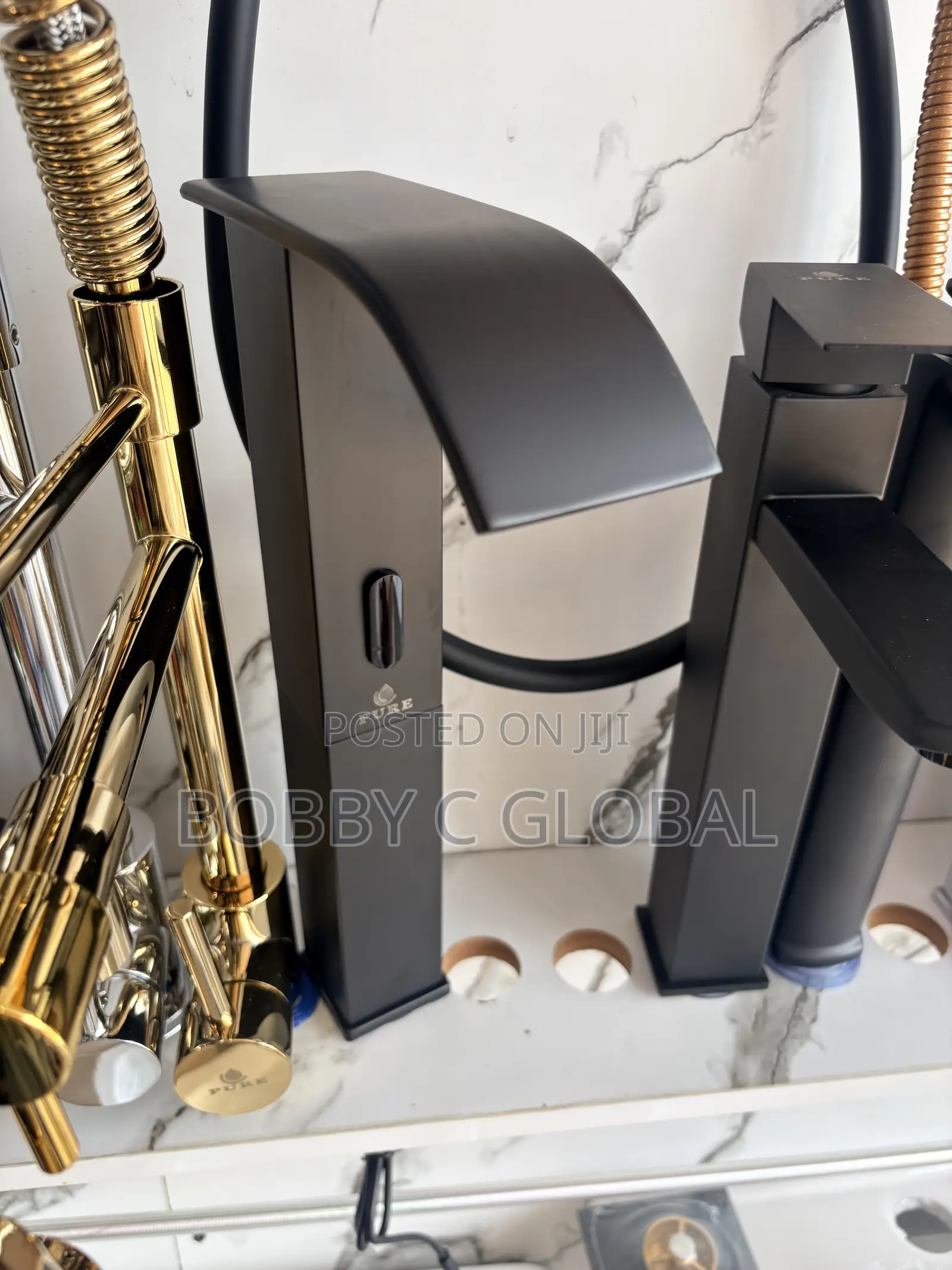 Long Waterfall Sensor Basin Mixer