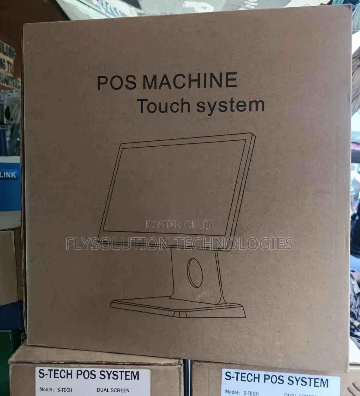 8GB 256GB S-Tech Dual-Screen Touch POS (Point of Sale) System