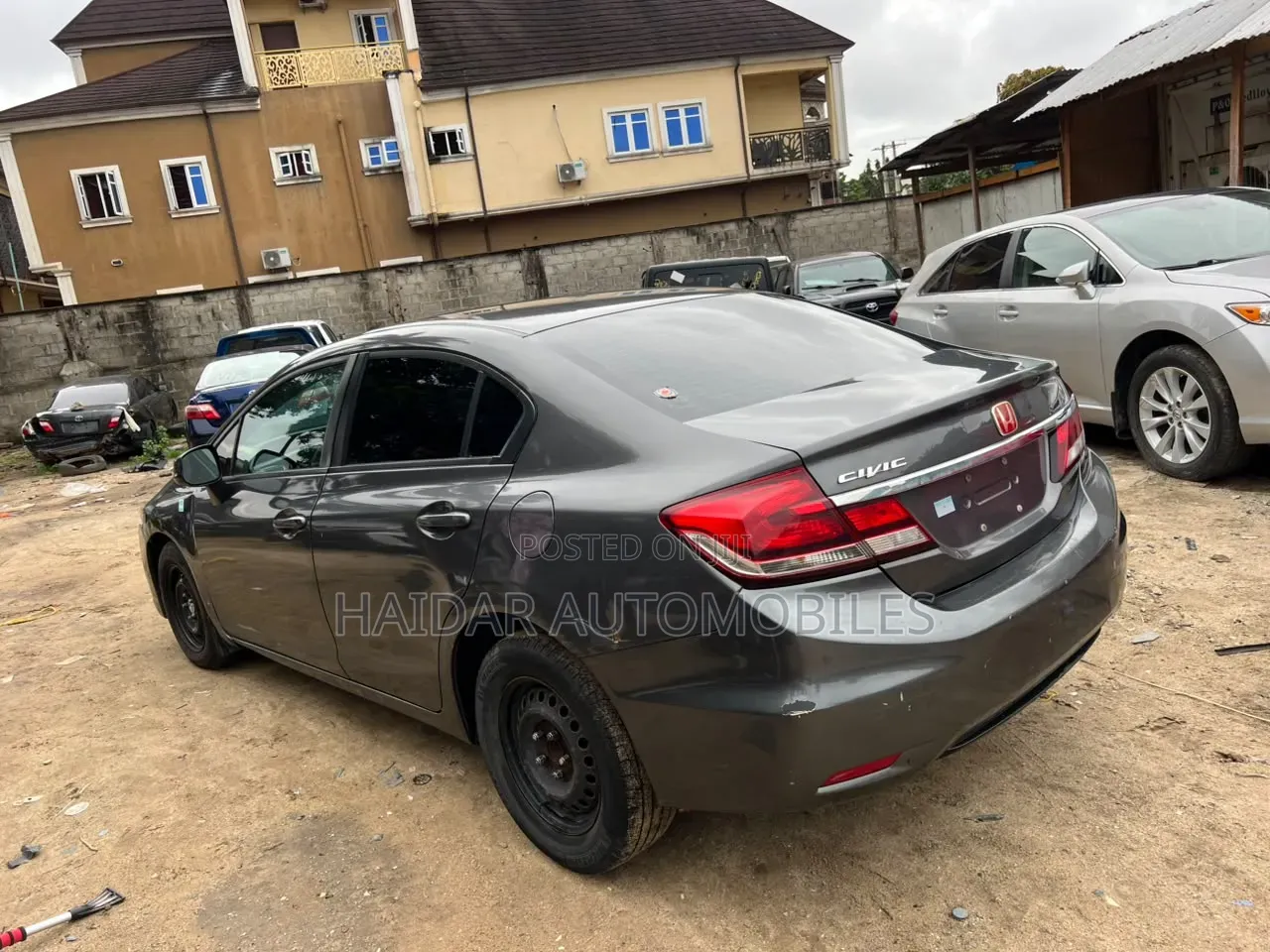 Honda Civic Sedan EX 2013 Gray