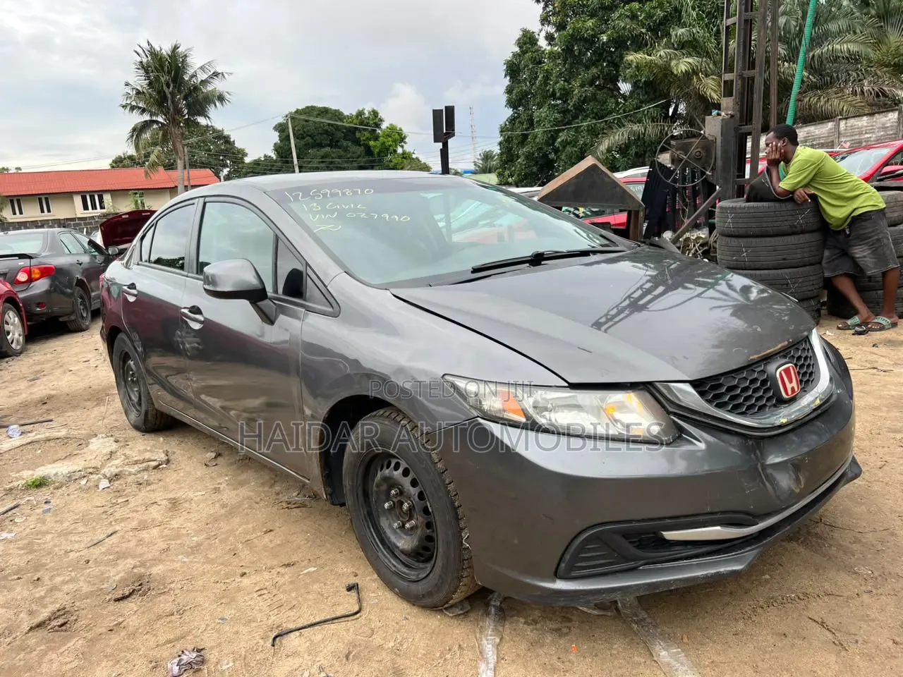 Honda Civic Sedan EX 2013 Gray