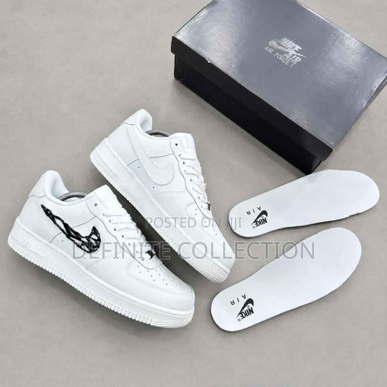 NIKE Air Force 1 Premium Molten Metal Sneakers