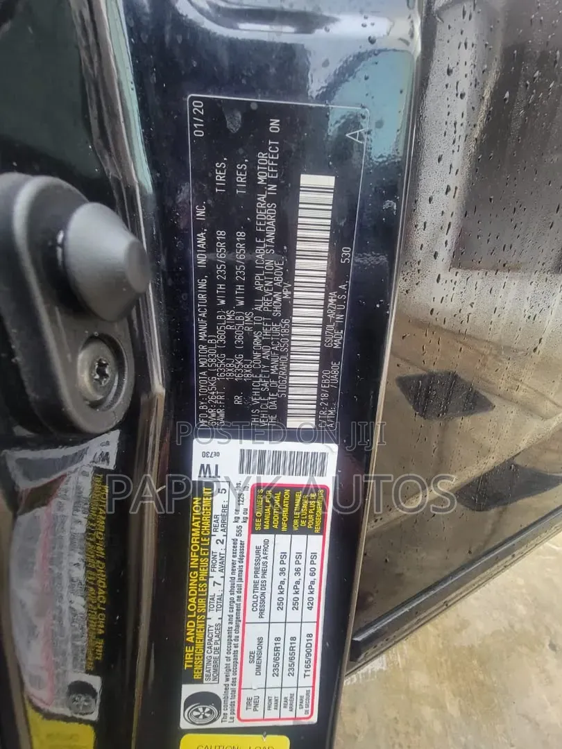 Toyota Highlander 2021 Black