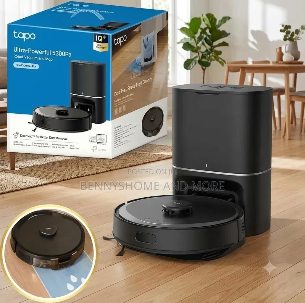 Tapo RV30 Max Plus Robot Vacuum Cleaner With Mop,Auto