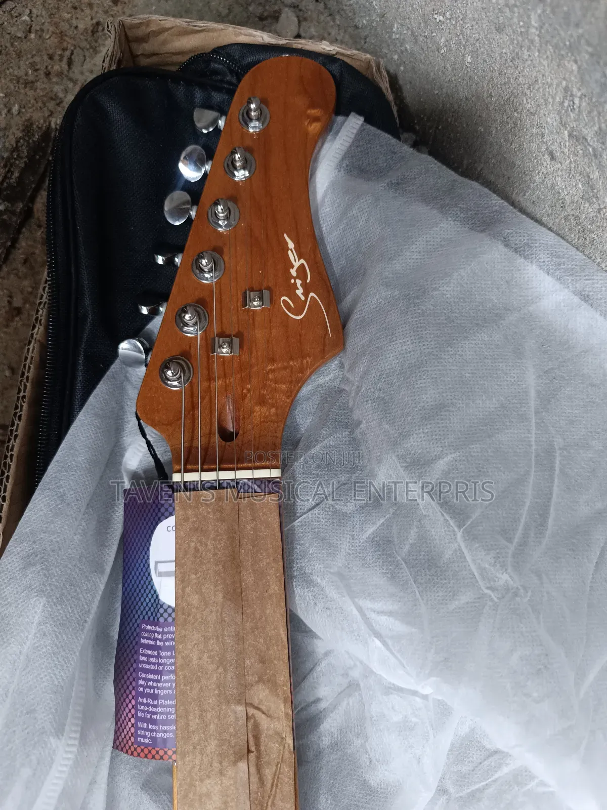 Smiger LG2-PRO S-Style Electric Guitar Black
