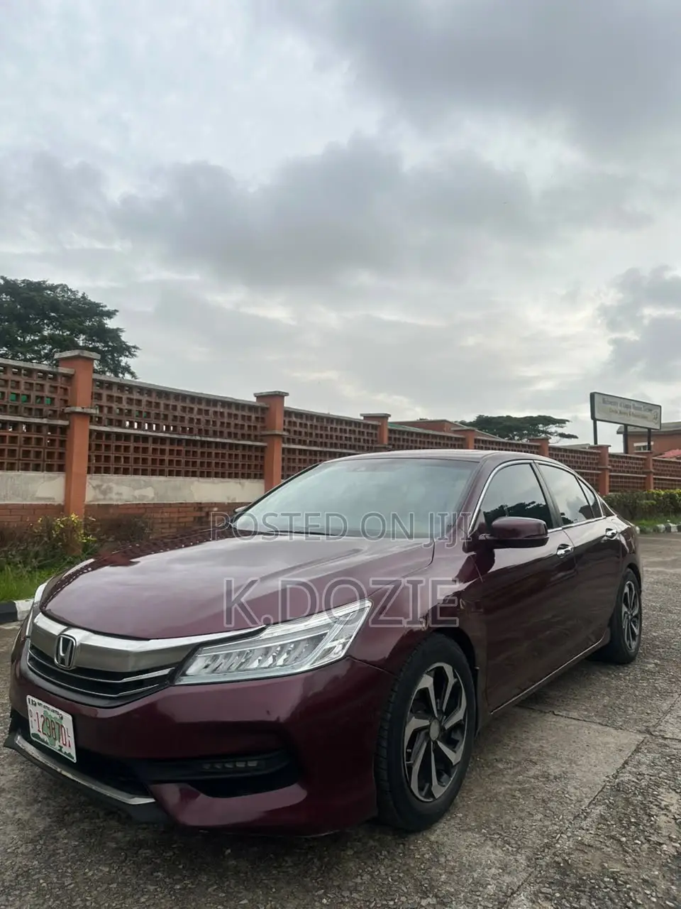 Honda Accord 2015 Burgundy