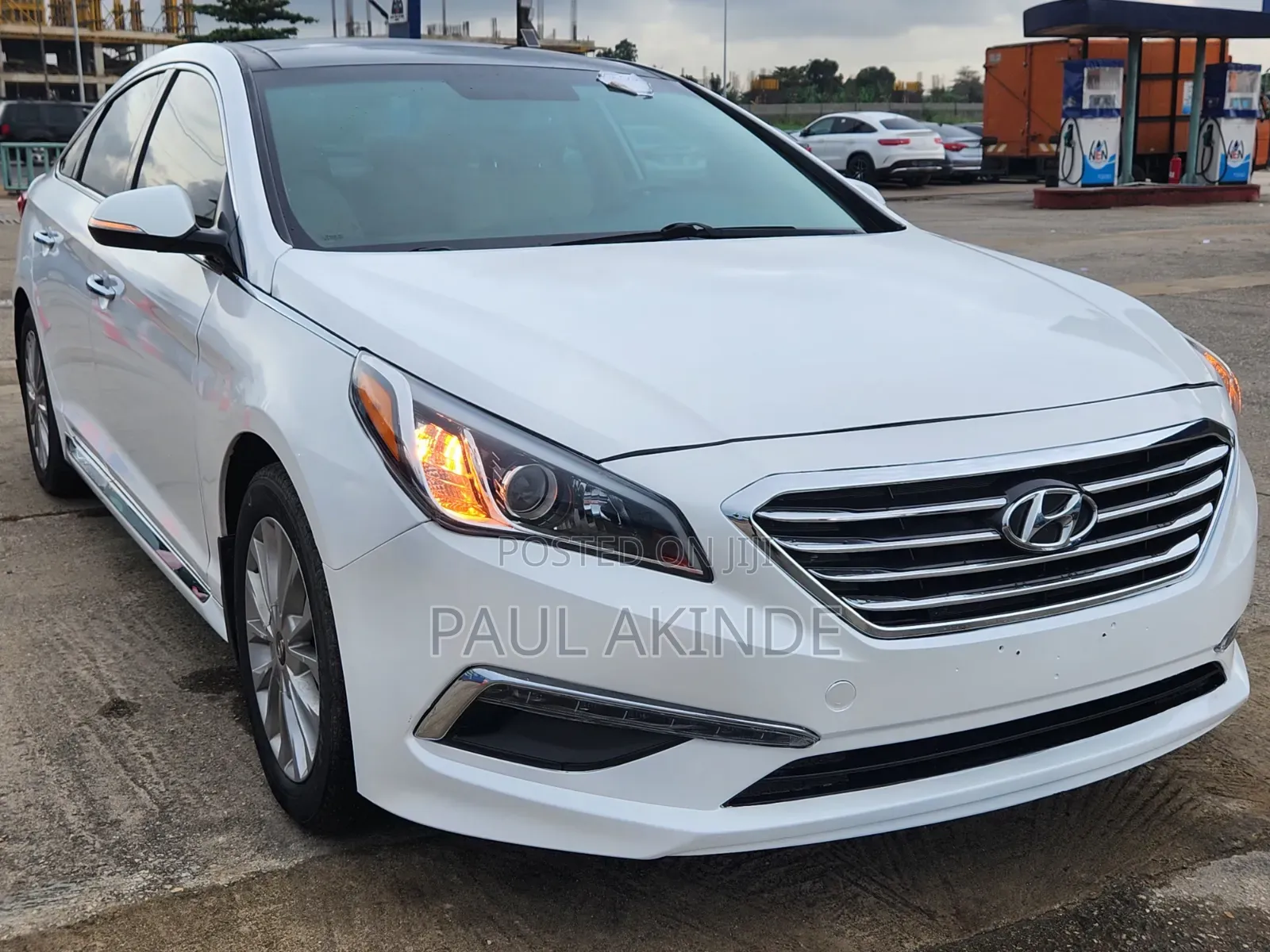 Hyundai Sonata Limited 4dr Sedan (2.4L 4cyl 6A) 2015 White