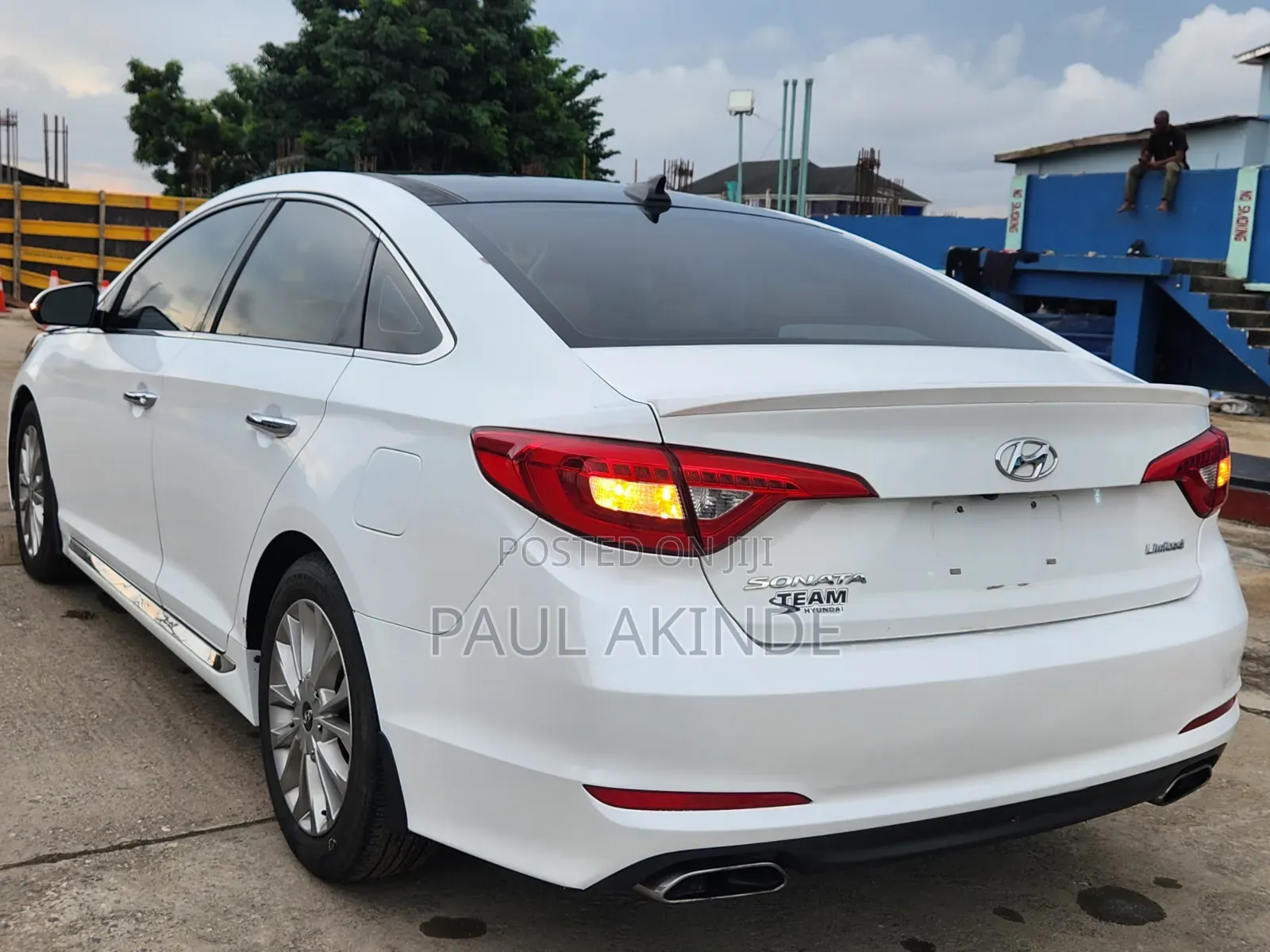 Hyundai Sonata Limited 4dr Sedan (2.4L 4cyl 6A) 2015 White
